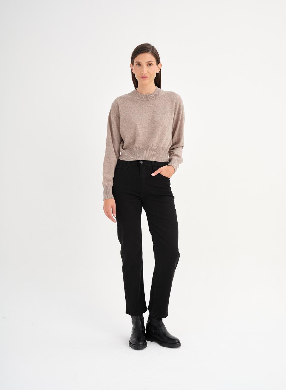 Etiqueta negra Sweater O tejido lana cashmere En línea