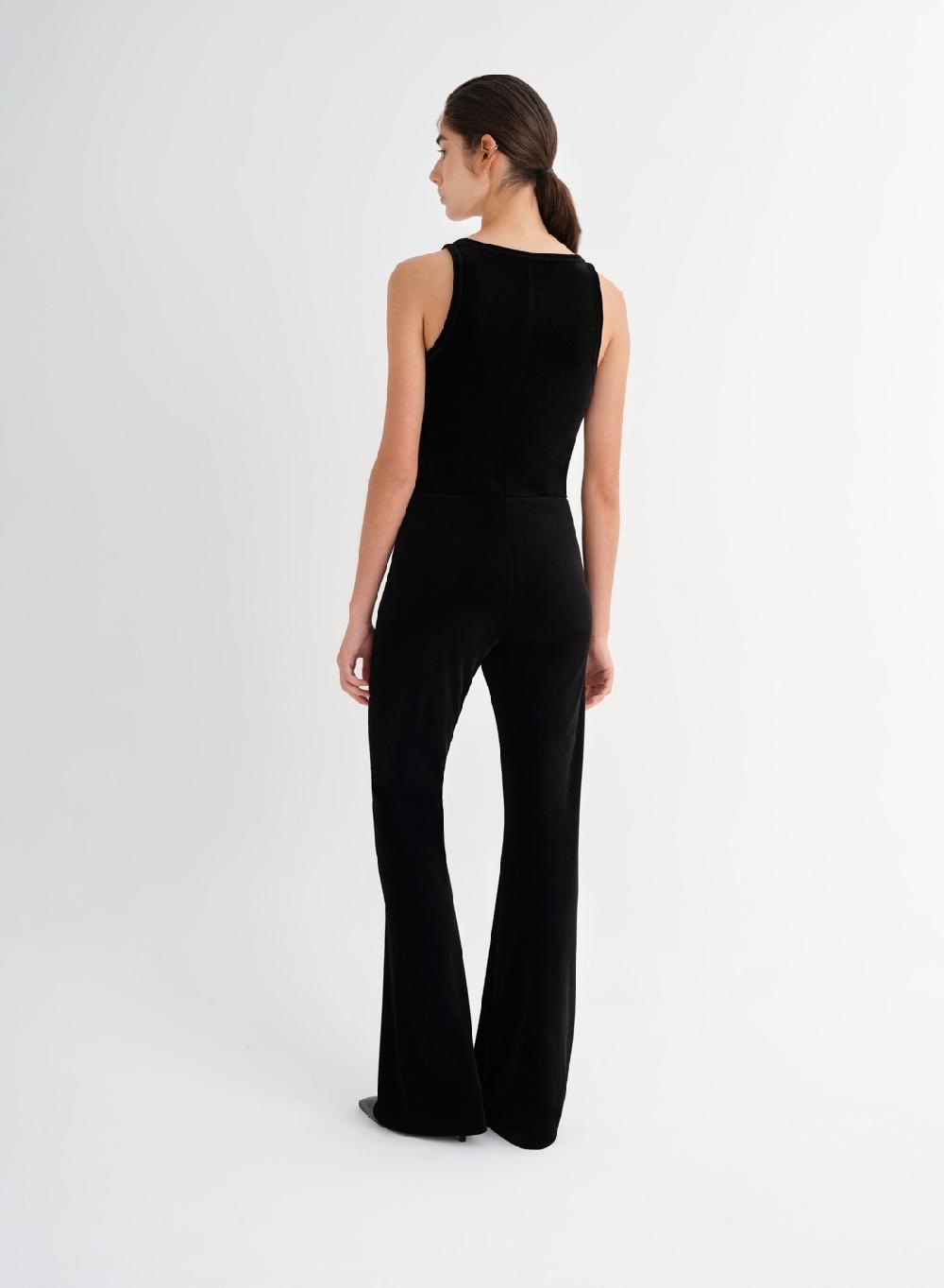 Etiqueta negra Pantalon terciopelo spandex Últimos 3 días