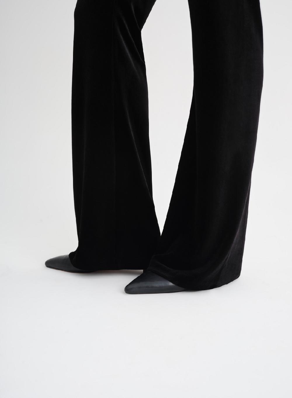 Etiqueta negra Pantalon terciopelo spandex Últimos 3 días