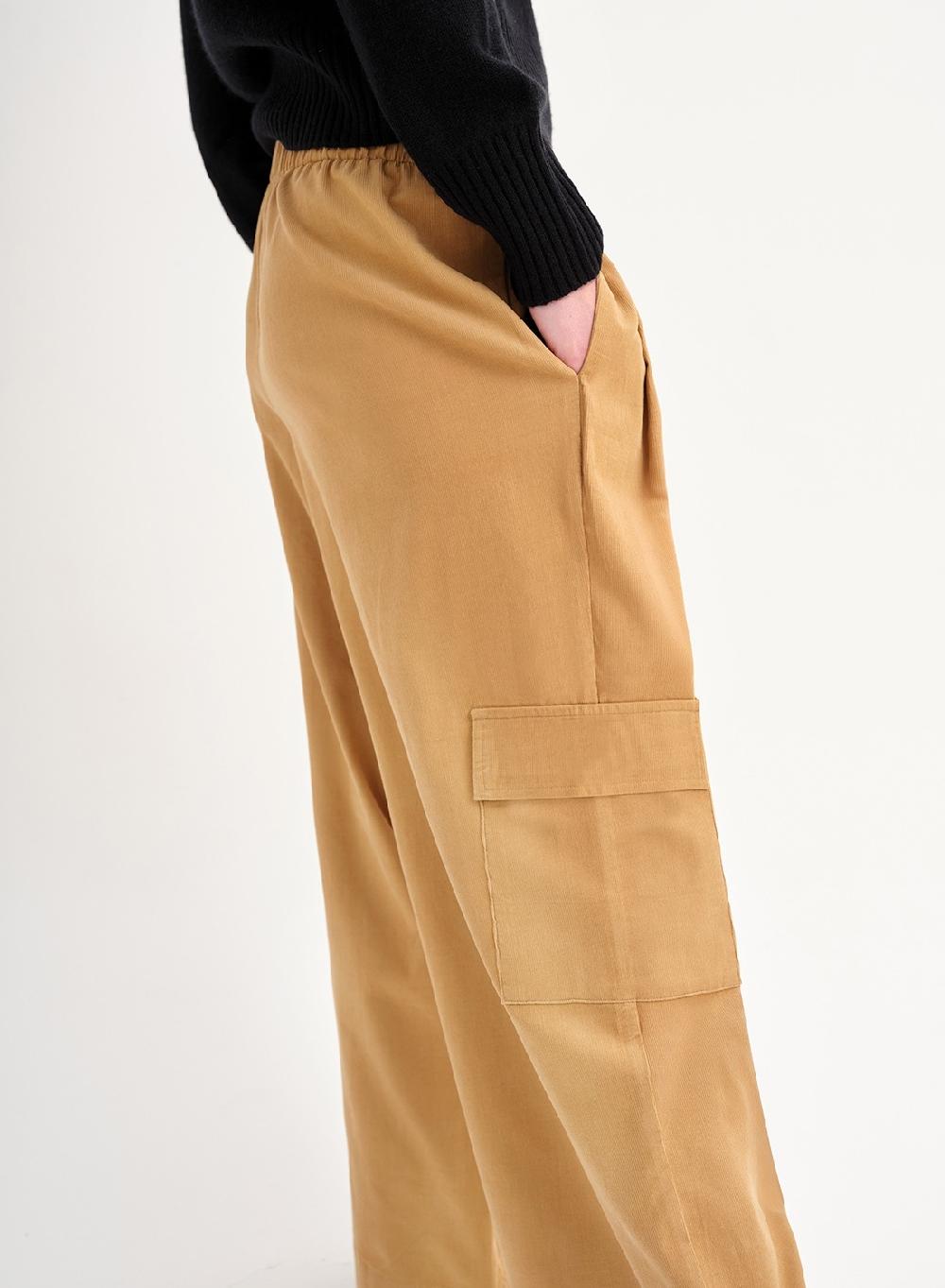 Etiqueta negra Pantalon tabla corderoy Oferta exclusiva