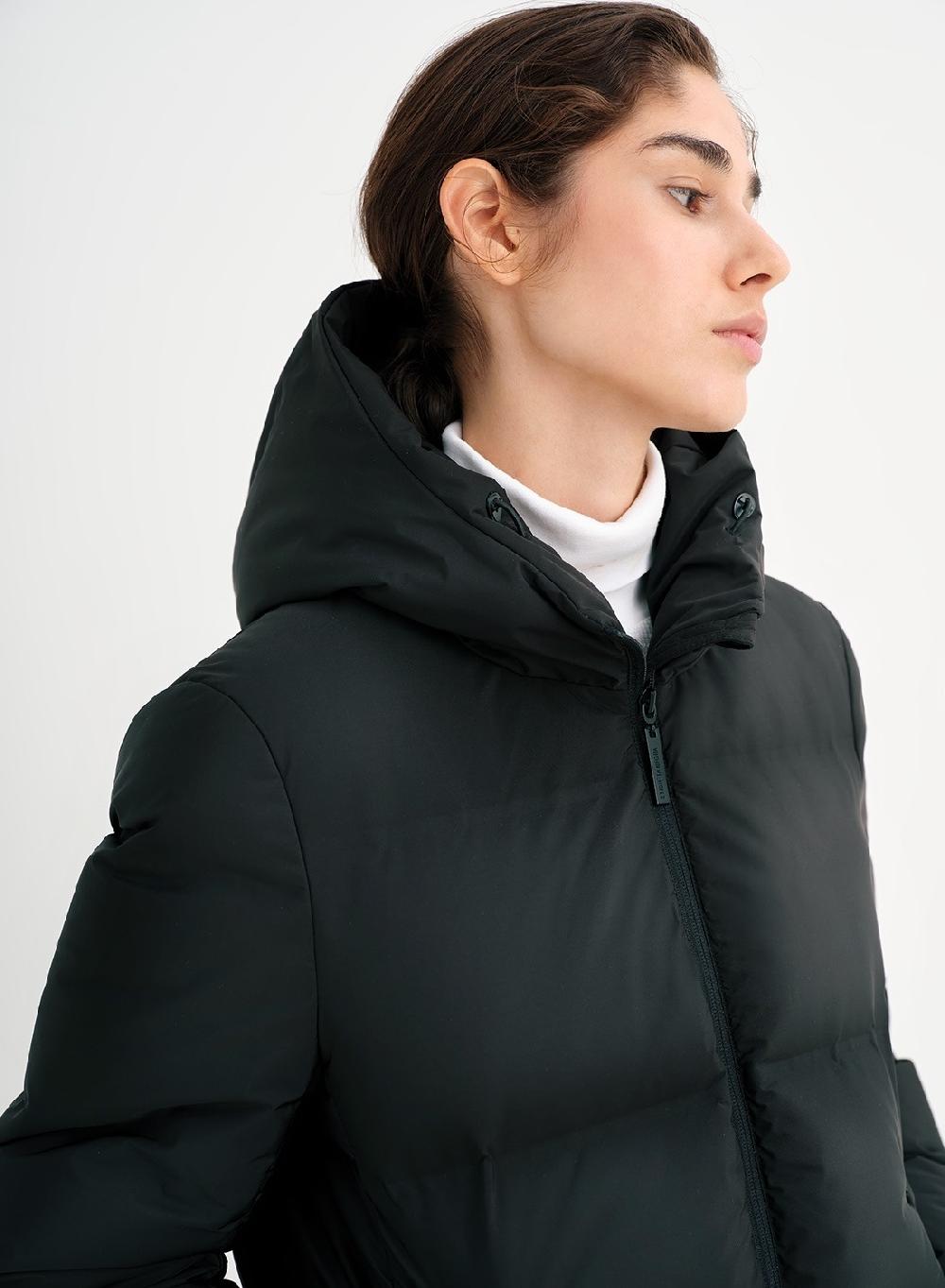 Etiqueta negra Campera corta pluma 2025