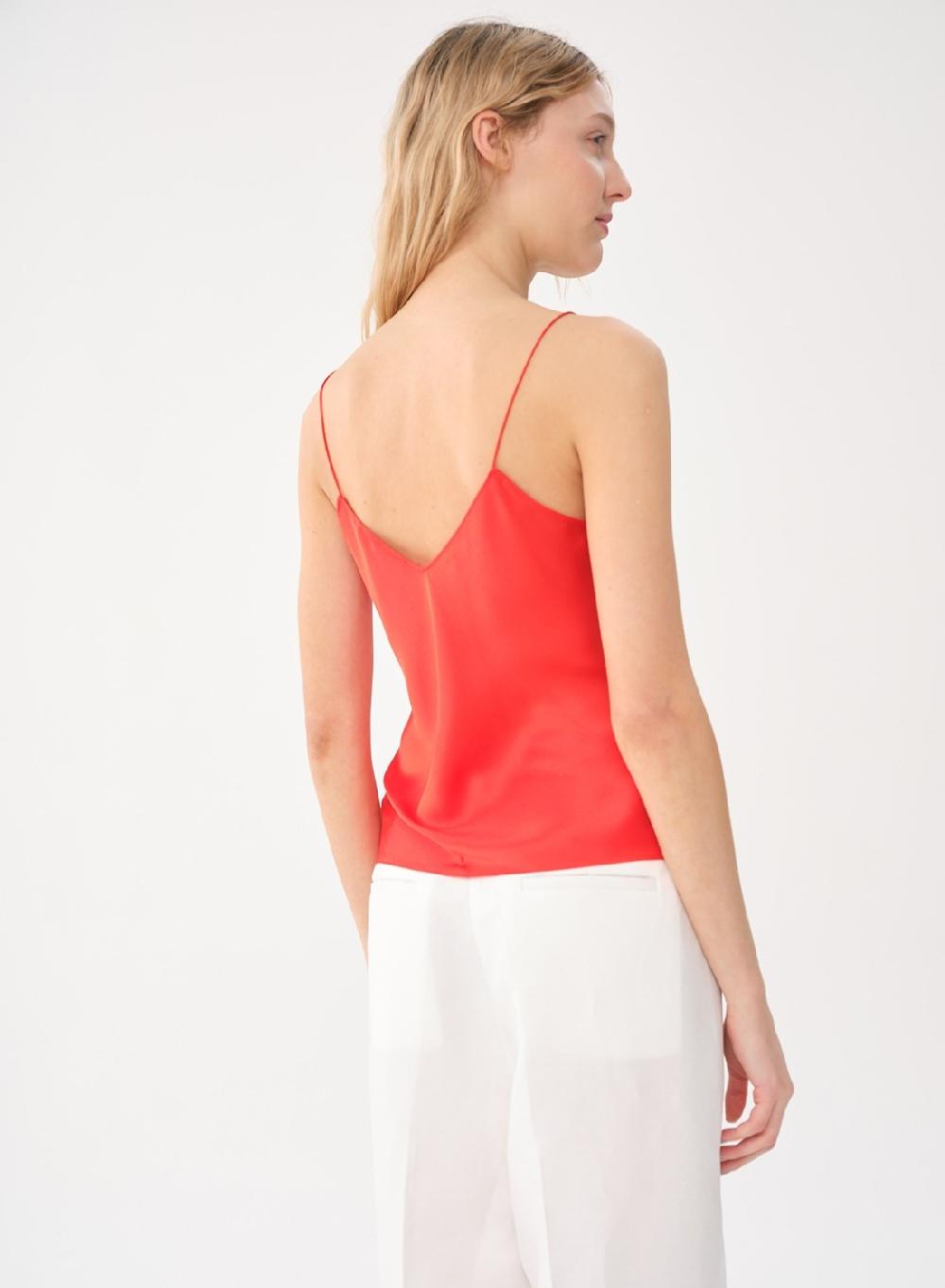 Etiqueta negra MUSCULOSA SEDA Rebajas de fábrica