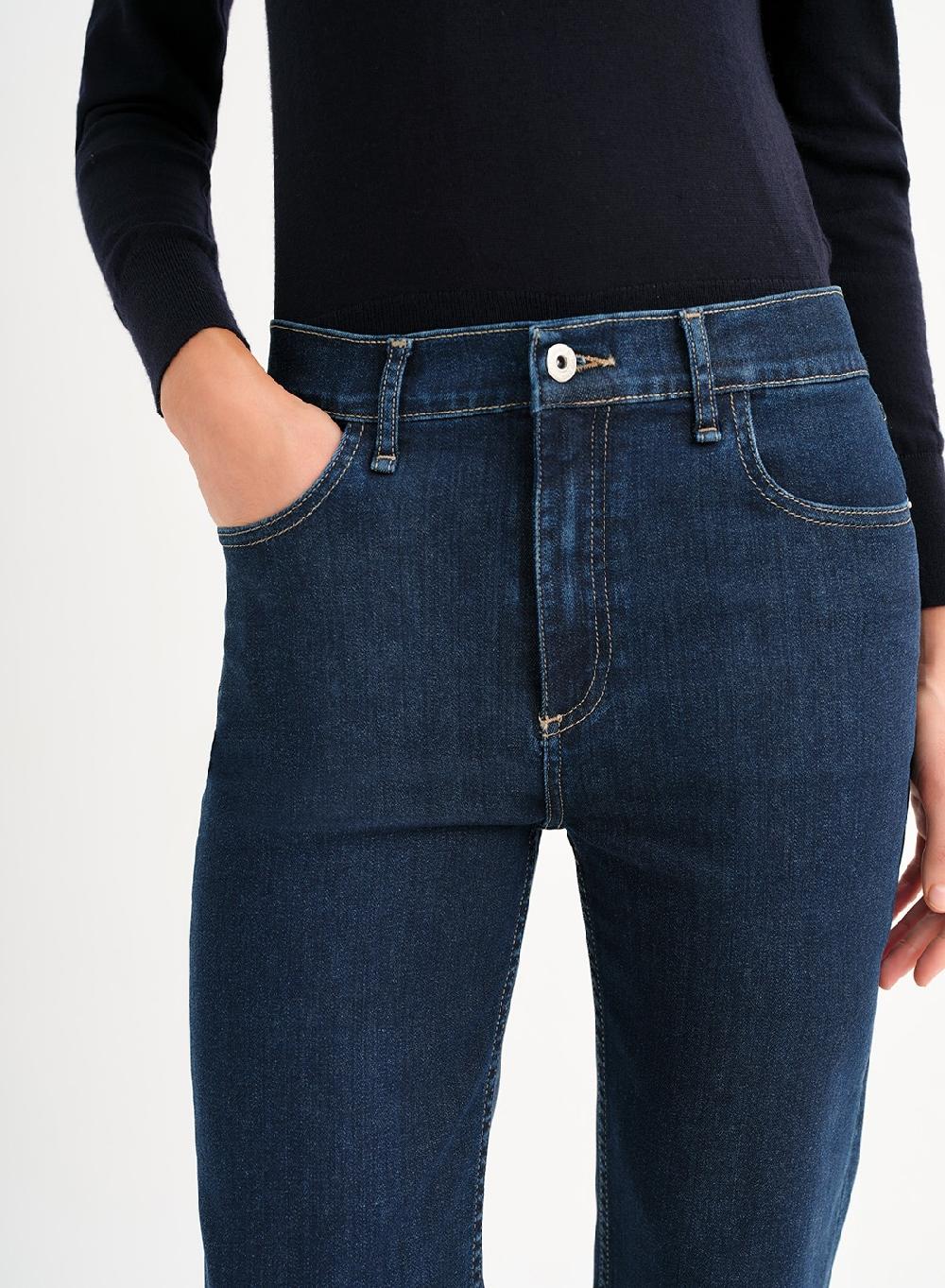 Etiqueta negra Jean recto Oferta especial