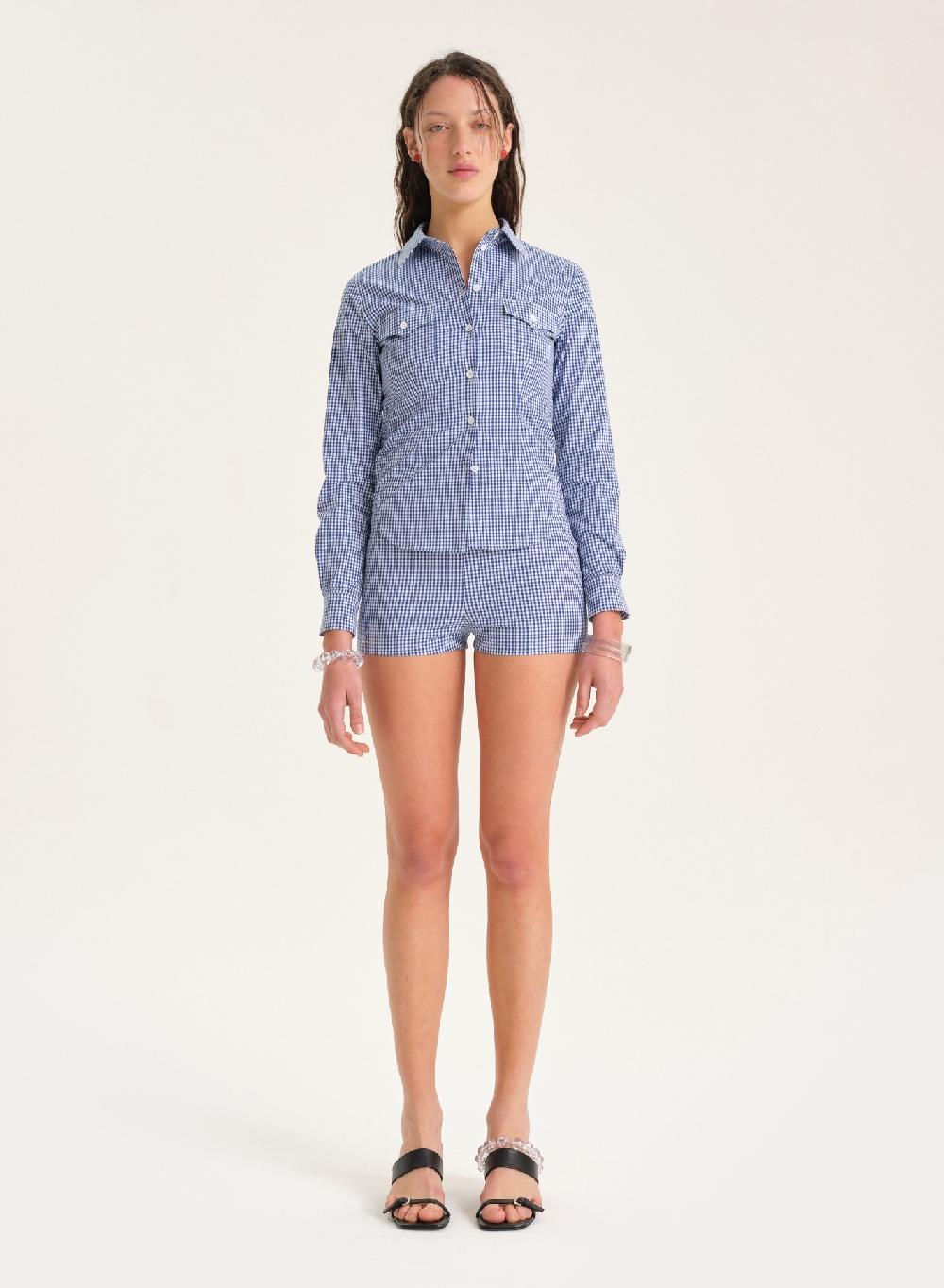 Etiqueta negra Camisa poplin Envío gratis