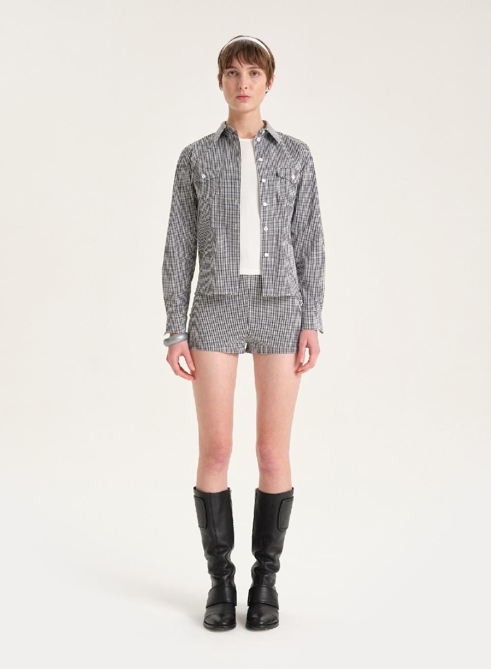 Etiqueta negra Camisa poplin Últimos 3 días