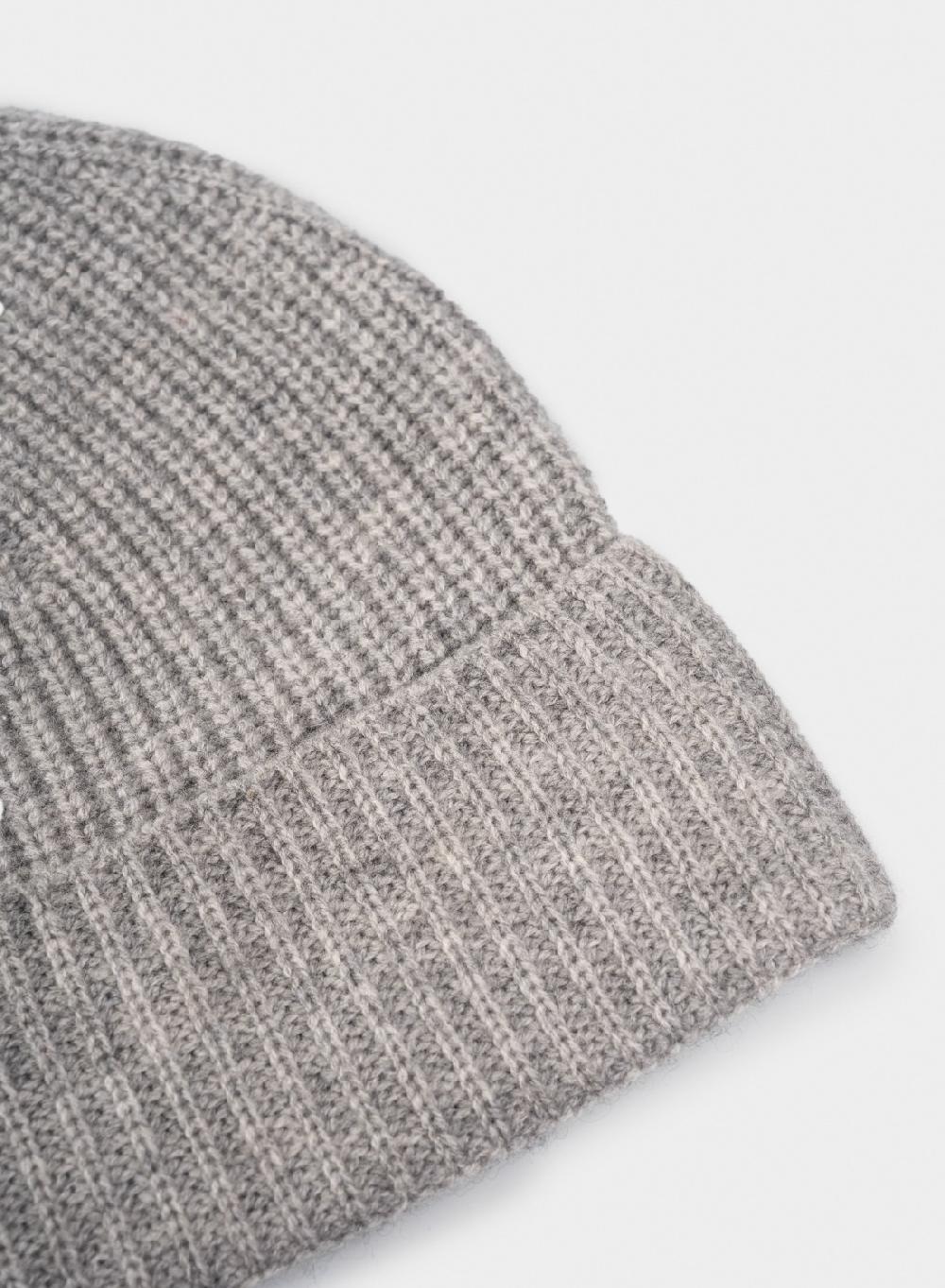 Etiqueta negra Gorro tejido Oferta especial de fábrica