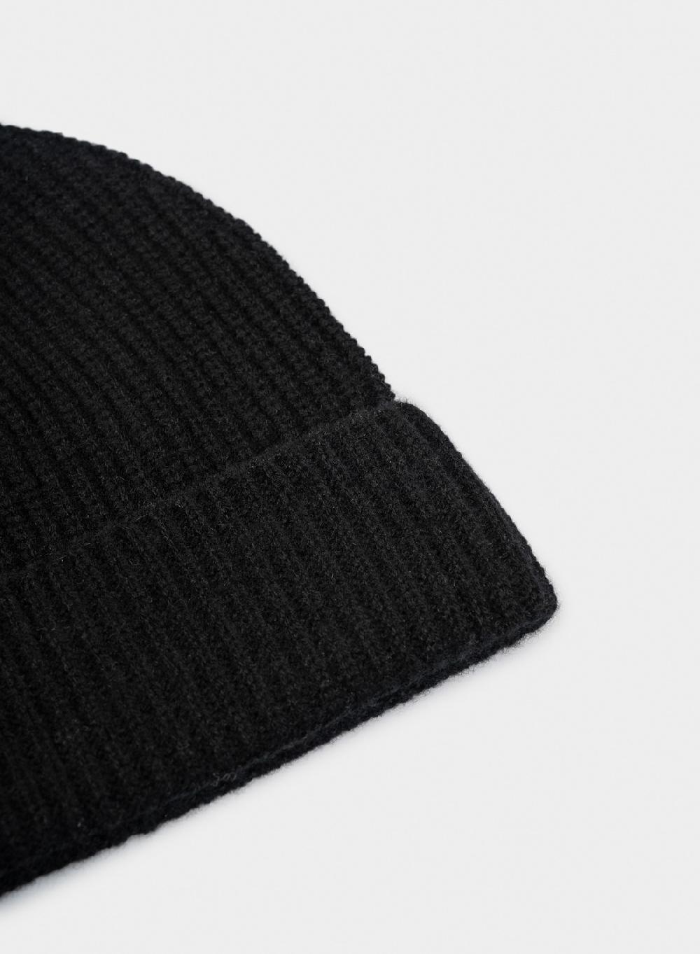 Etiqueta negra Gorro tejido Solo queda un día