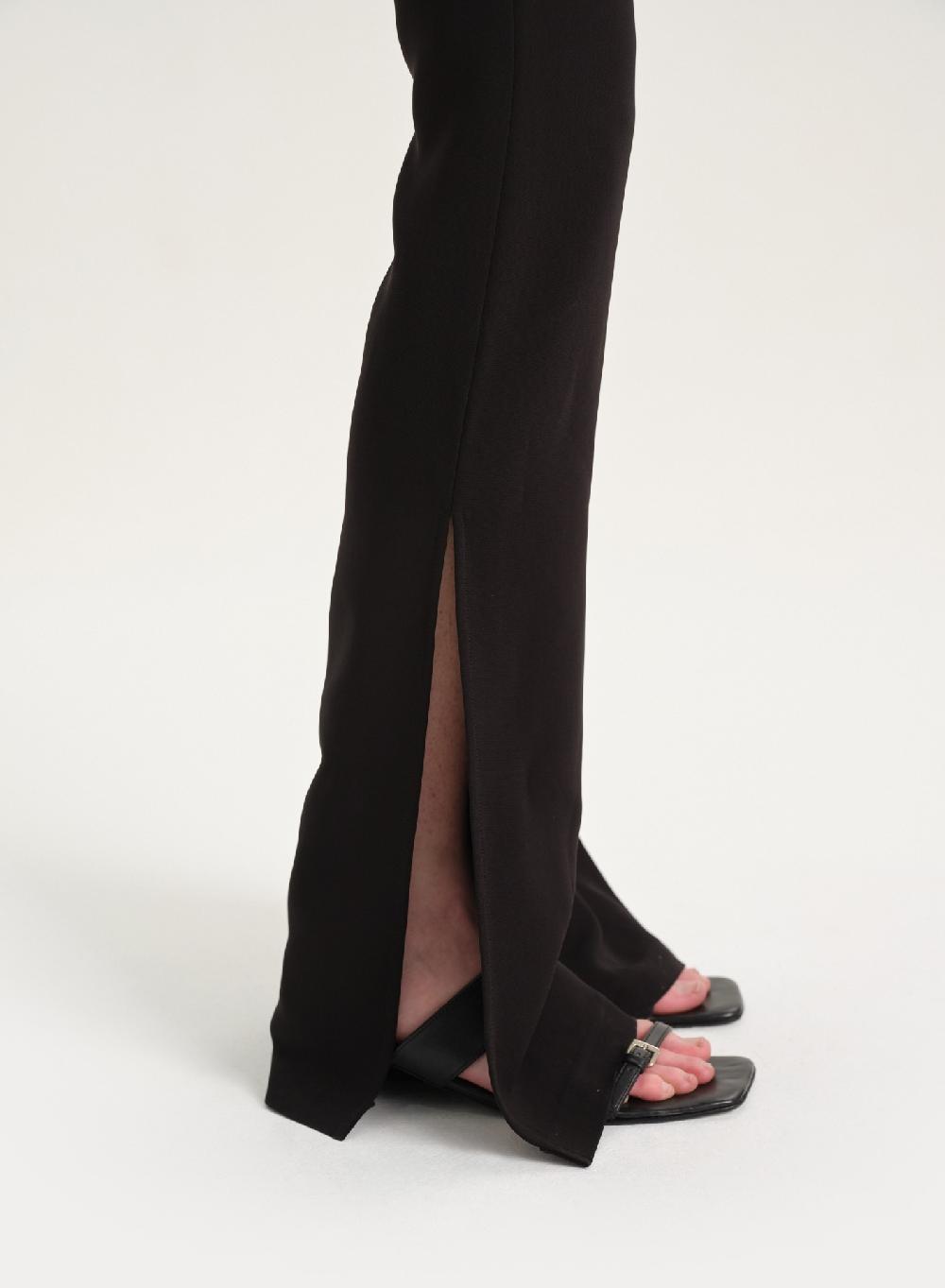Etiqueta negra Pantalon viscosa Precios de Black Friday