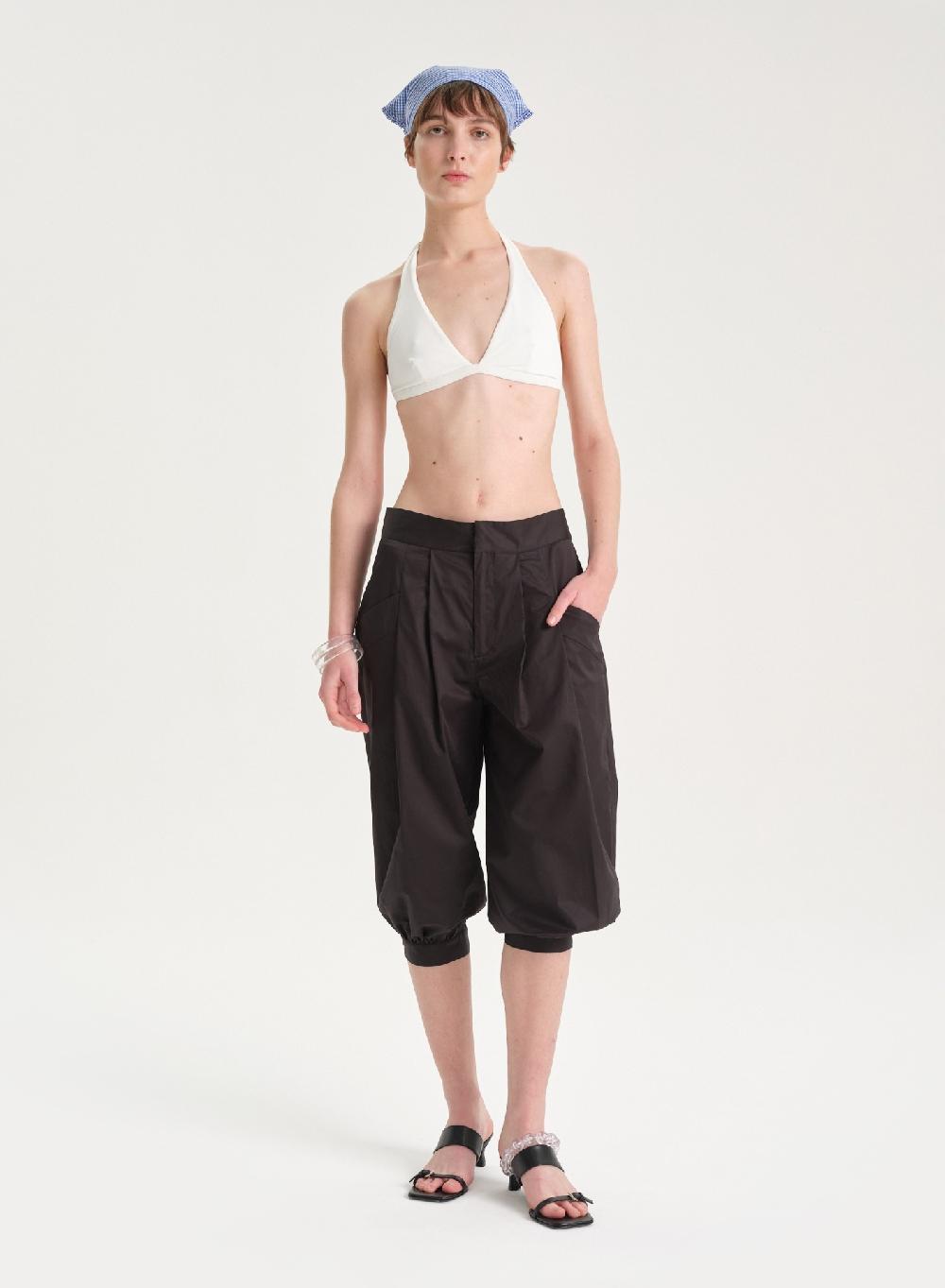 Etiqueta negra Pantalon balloon poplin Oferta exclusiva