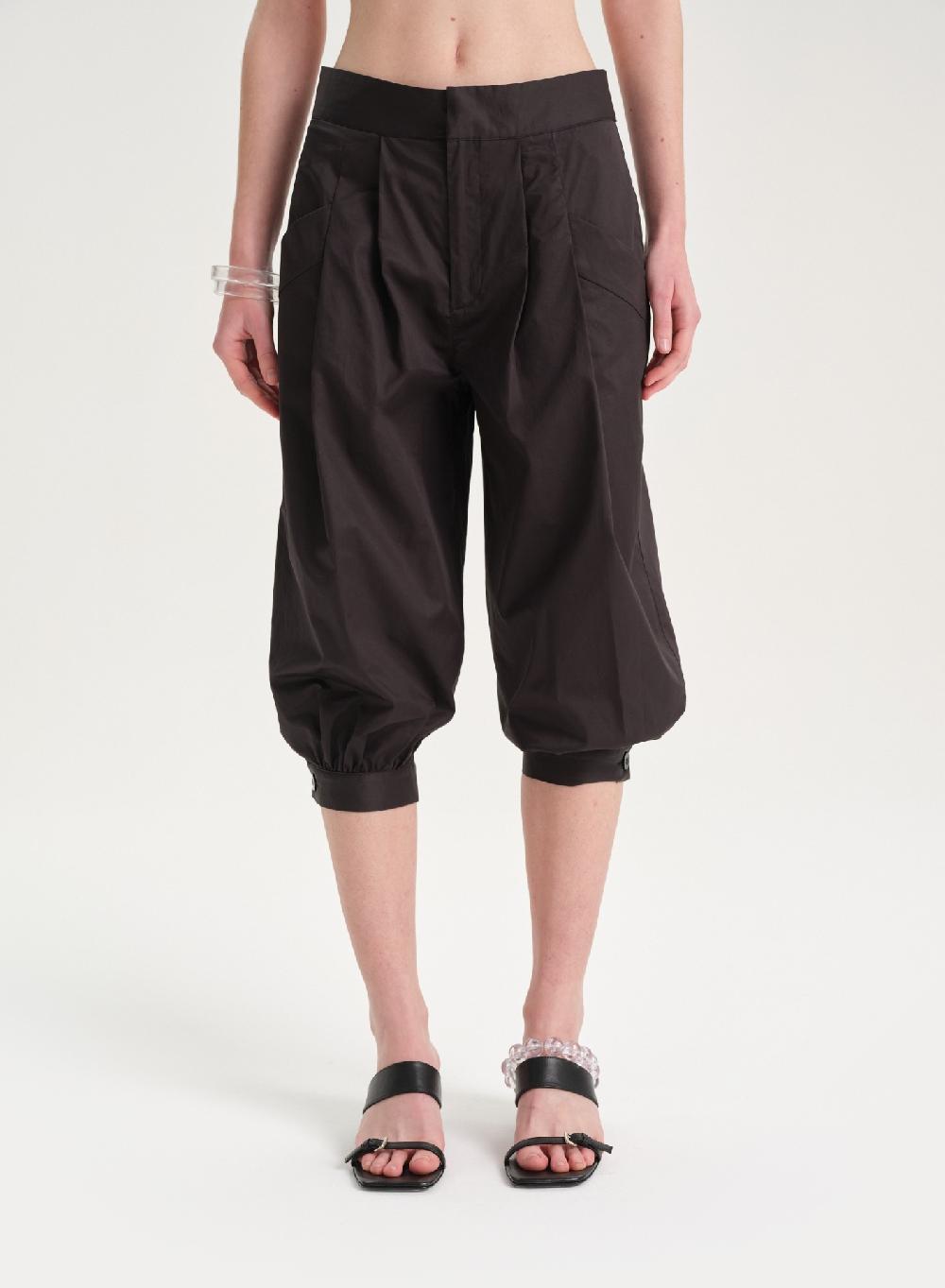 Etiqueta negra Pantalon balloon poplin Oferta exclusiva