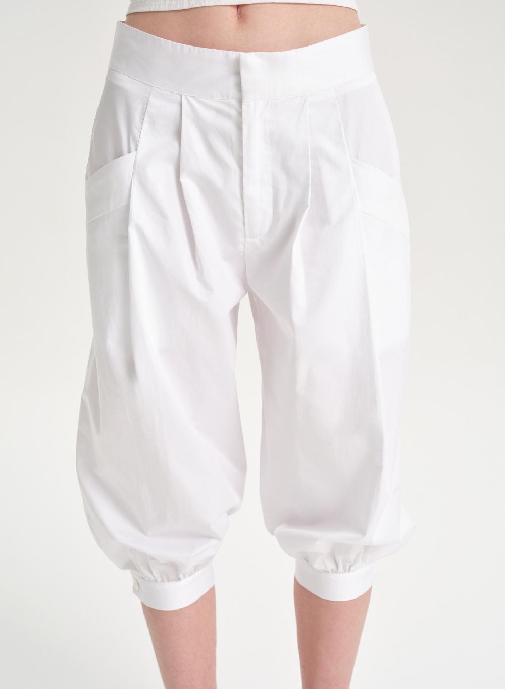 Etiqueta negra Pantalon balloon poplin Última moda