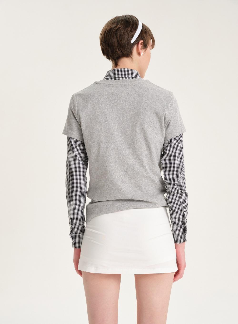 Etiqueta negra Pollera short algodon lycra Descuento por venta flash