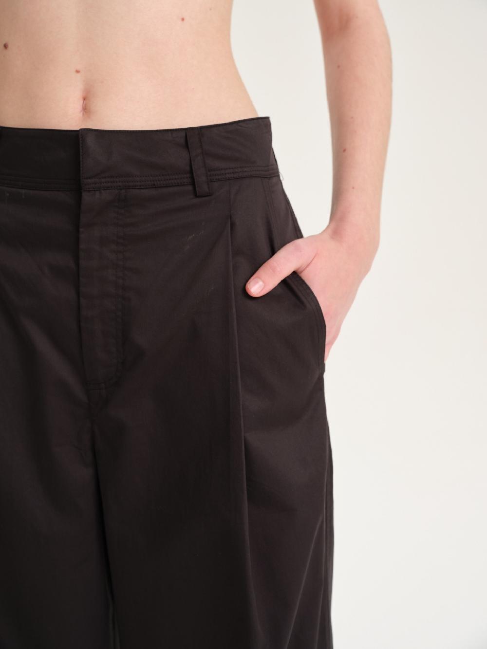 Etiqueta negra Pantalon poplin Ofertas de temporada