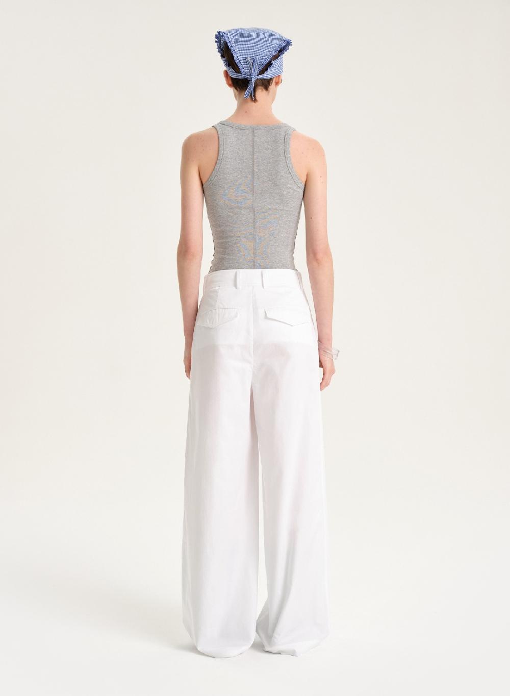 Etiqueta negra Pantalon poplin Ofertas especiales