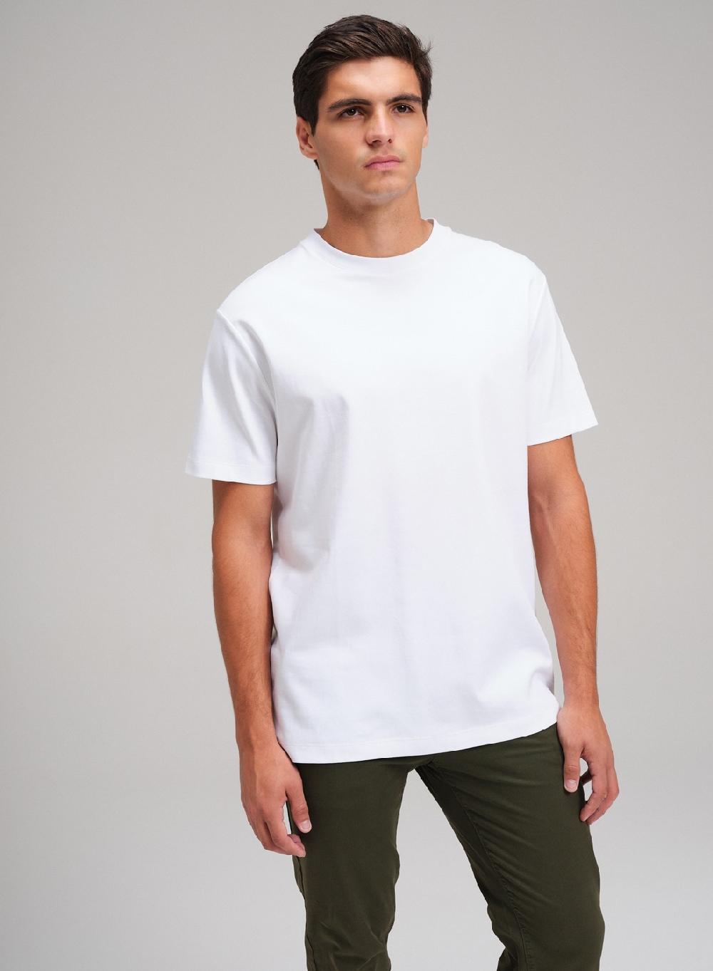 Etiqueta negra Remera cuello redondo boxy luxury touch Oferta especial