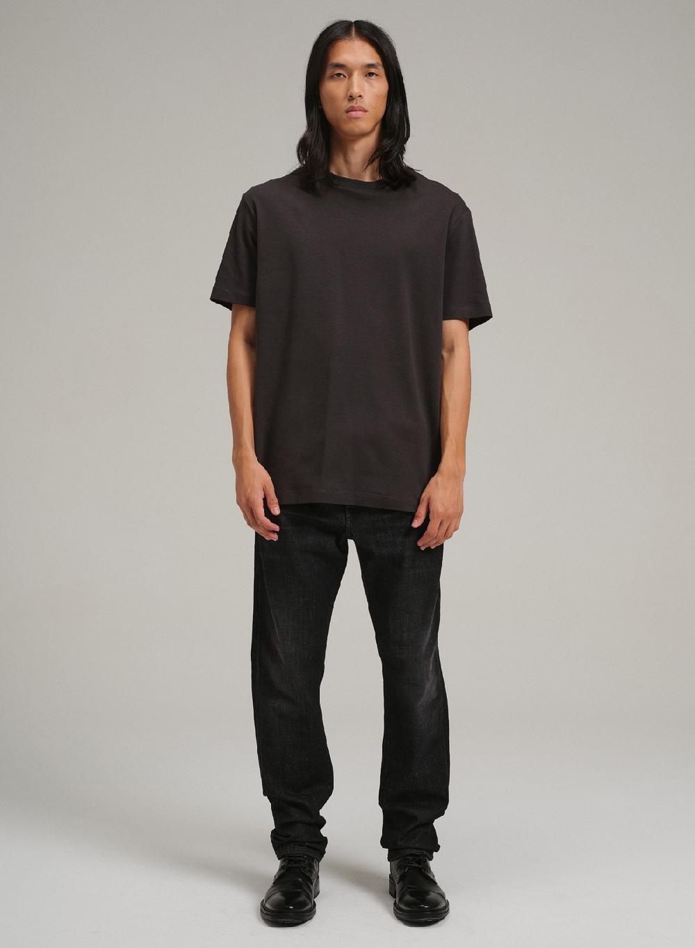 Etiqueta negra Remera cuello redondo boxy luxury touch Envío gratis