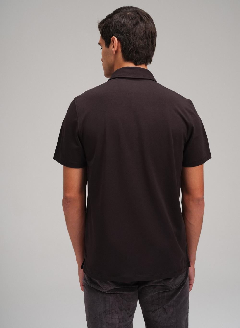 Etiqueta negra Chomba algodon spandex Superdescuento