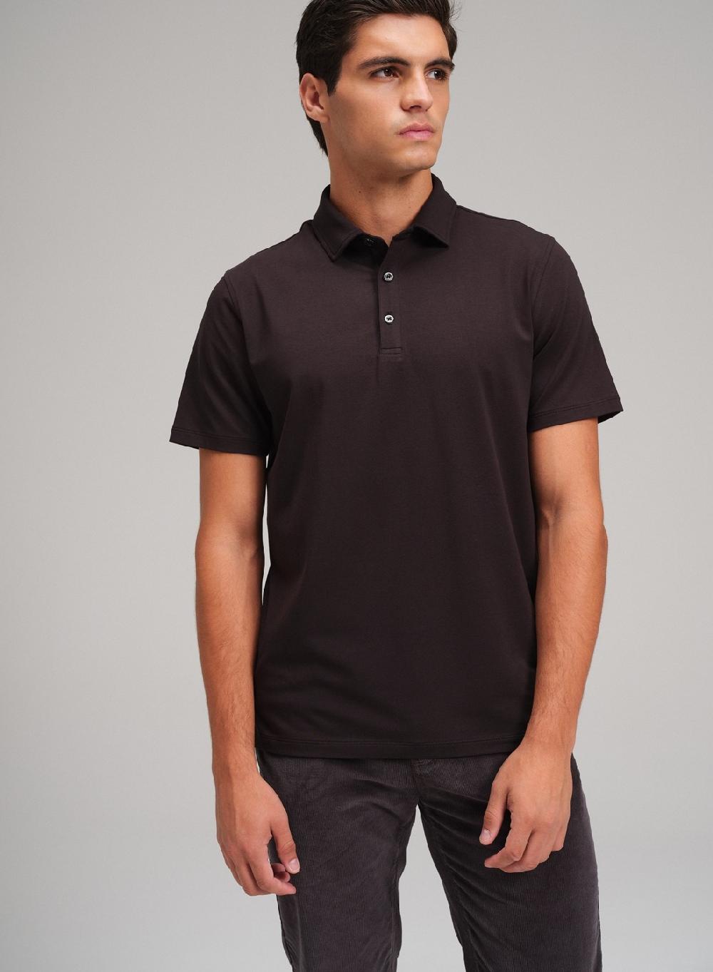Etiqueta negra Chomba algodon spandex Superdescuento