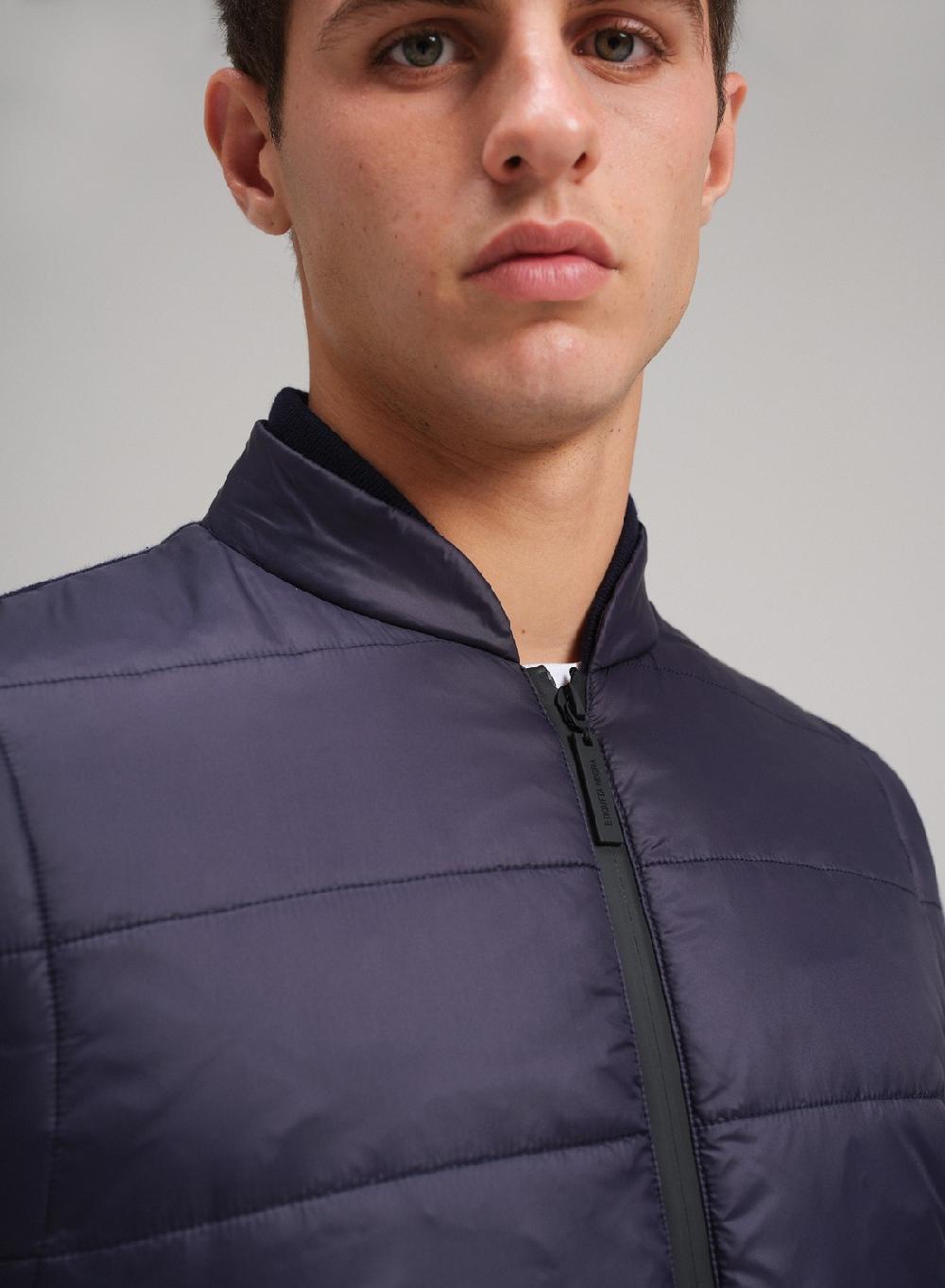 Etiqueta negra Campera cierres engomados combinada nylon Rebajas de fábrica