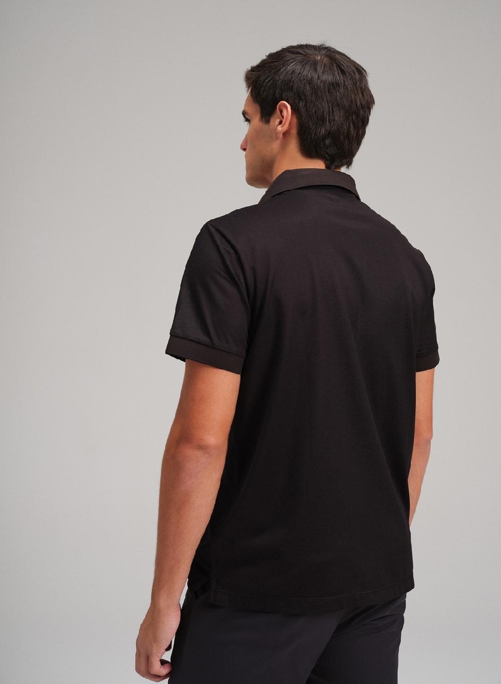 Etiqueta negra Chomba cartera tapada pique tech Liquidación
