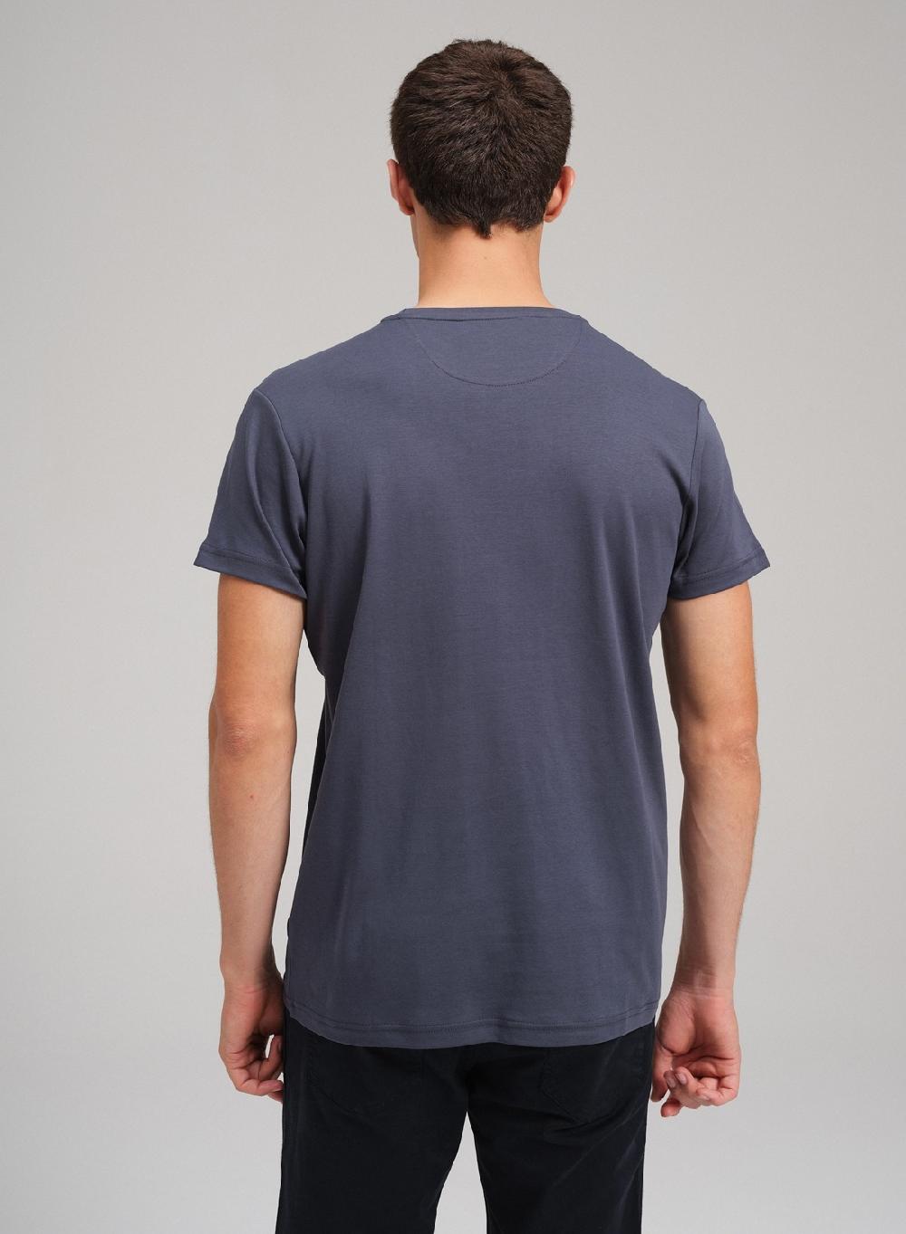Etiqueta negra Remera cuello U liquid cotton COMPRAR AHORA