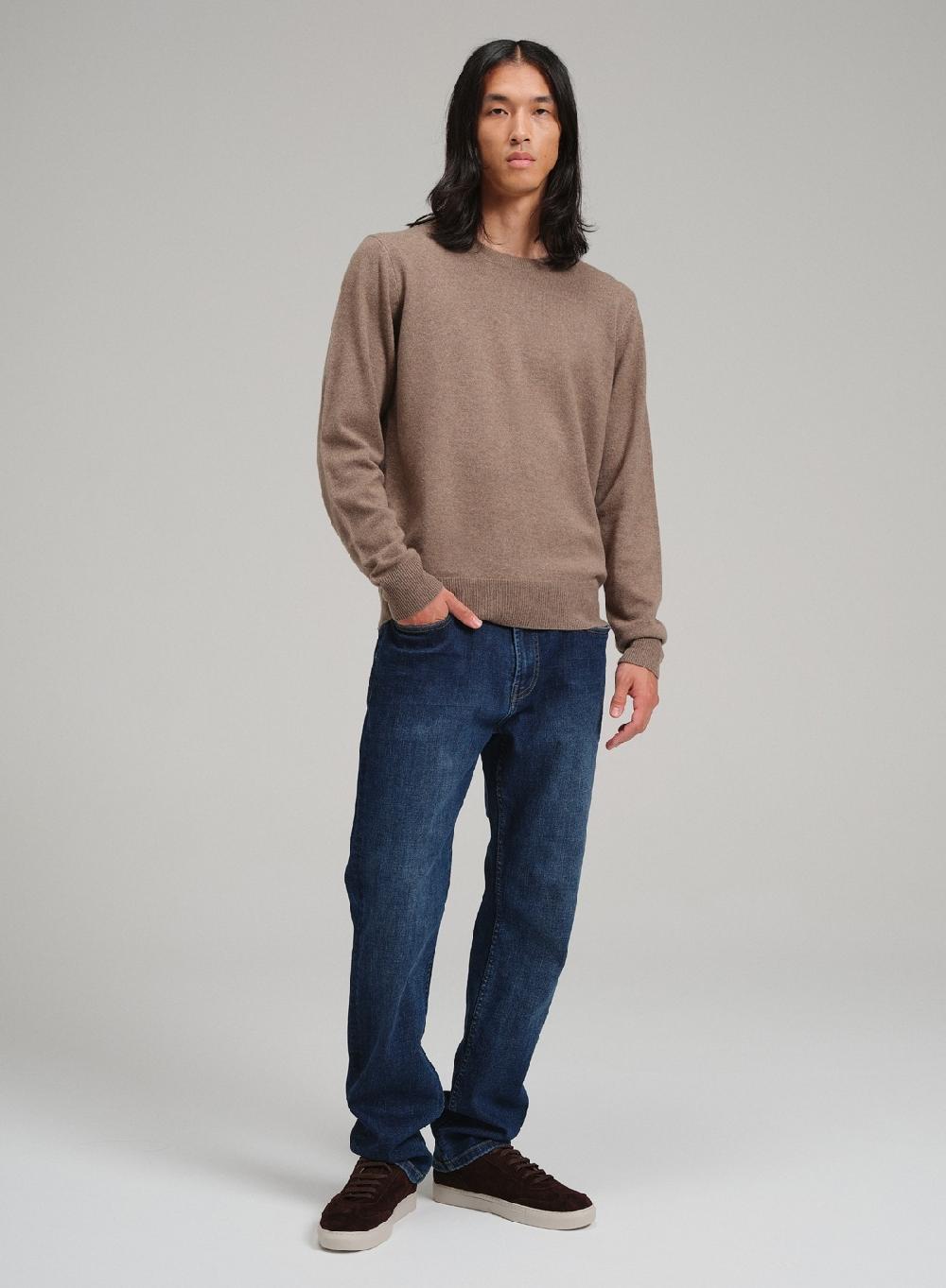 Etiqueta negra PREVENTA - Sweater cuello U cashmere Precio de fábrica