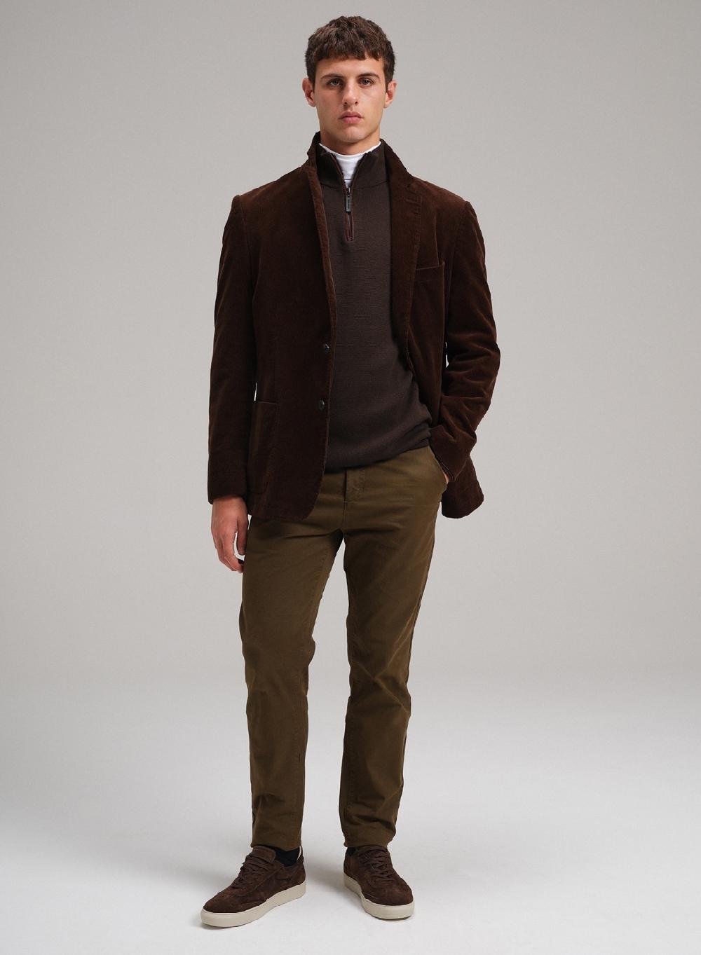 Etiqueta negra Sweater media polera cierre Ottoman Solo queda un día