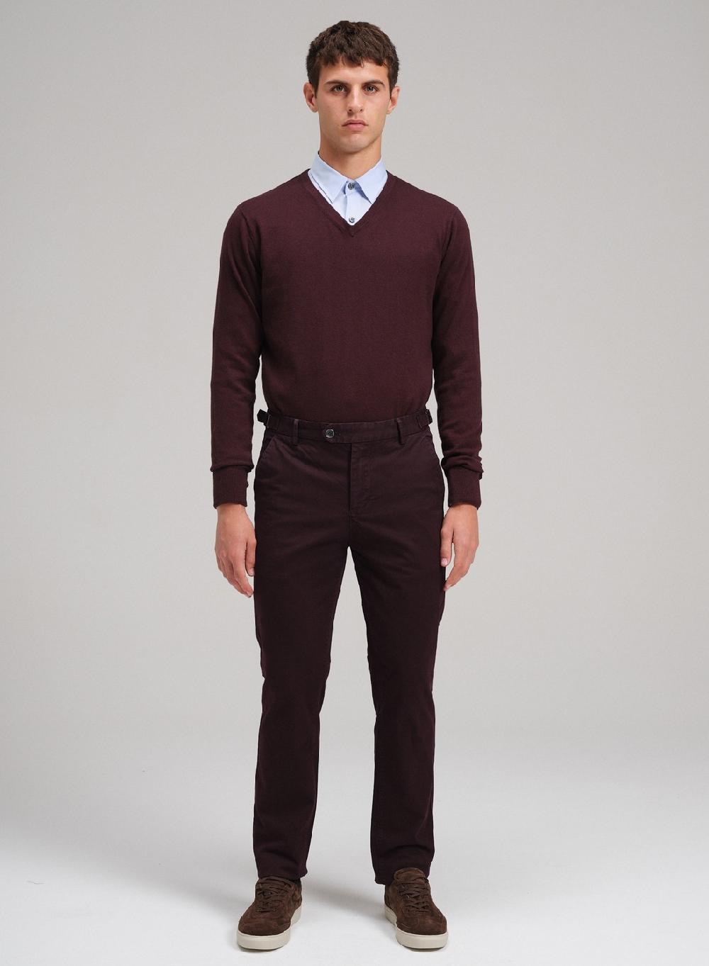 Etiqueta negra Sweater cuello V algodon cashmere Limitado a 3 días