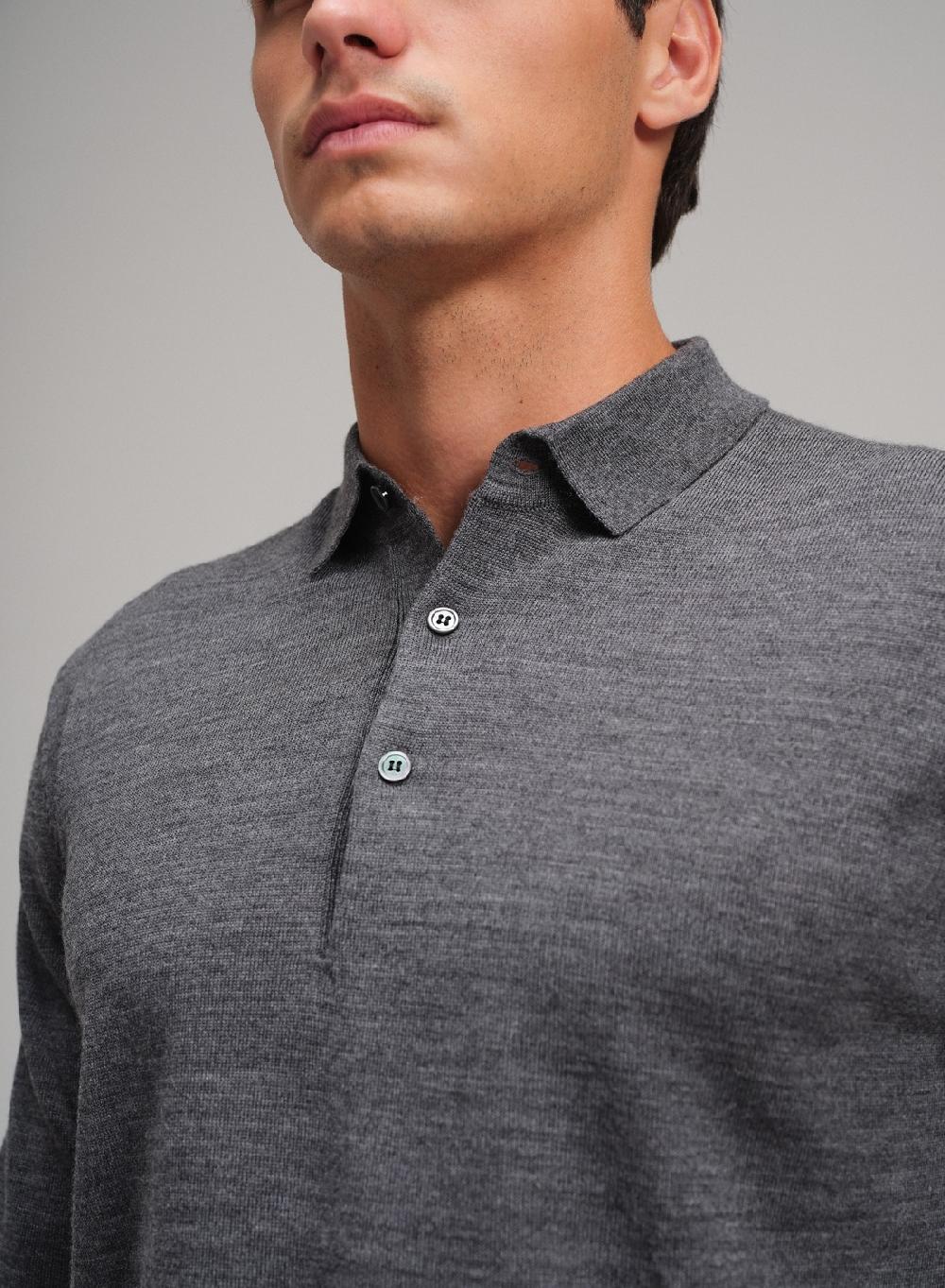 Etiqueta negra Chomba merino Rebajas de fin de temporada