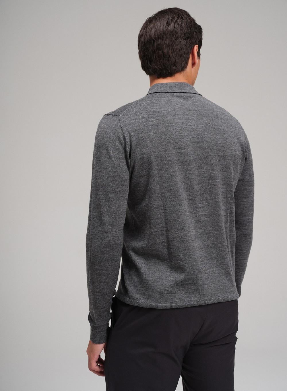 Etiqueta negra Chomba merino Rebajas de fin de temporada