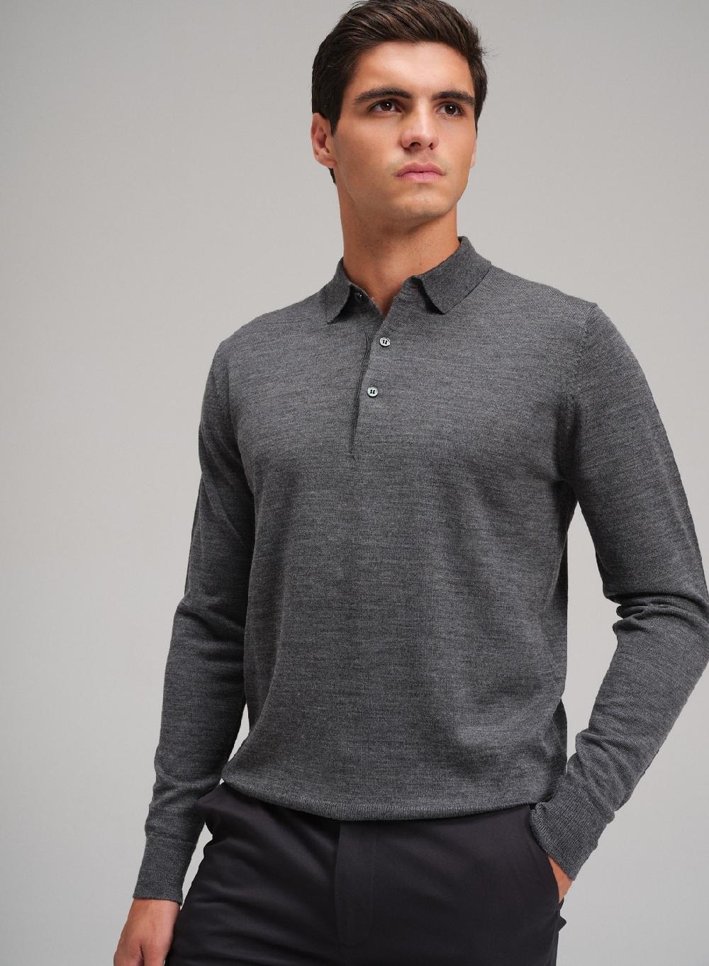 Etiqueta negra Chomba merino Rebajas de fin de temporada