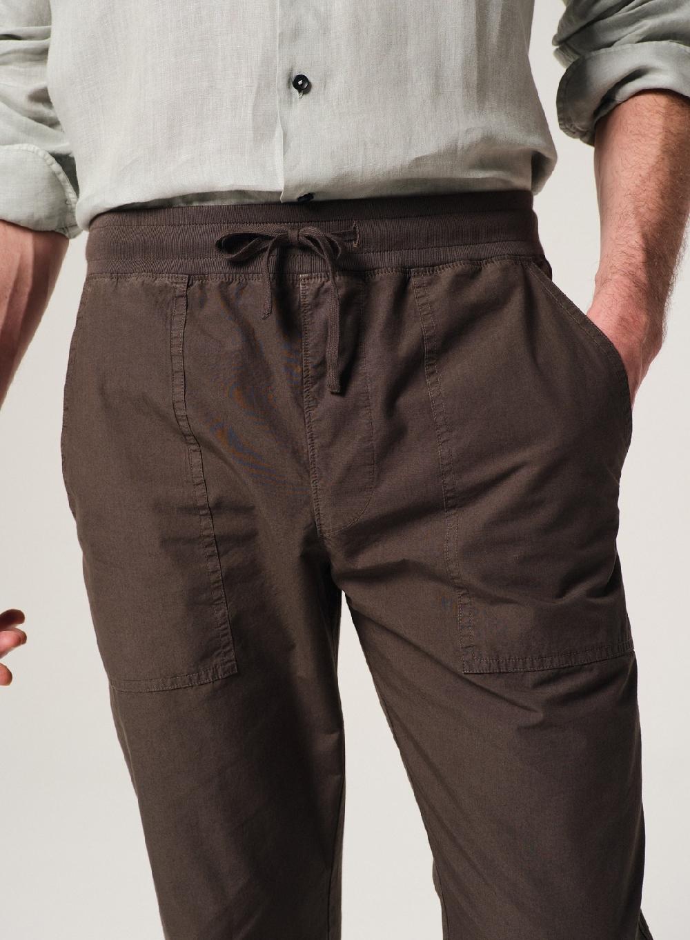 Etiqueta negra PANTALON PAPER TOUCH GARMENT DYE Devoluciones gratuitas