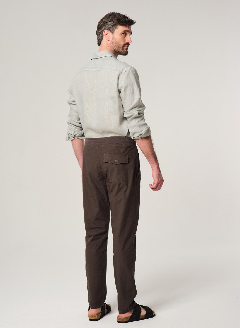 Etiqueta negra PANTALON PAPER TOUCH GARMENT DYE Devoluciones gratuitas