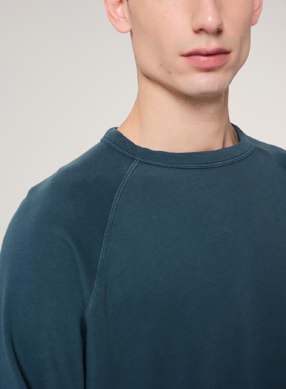 Etiqueta negra Buzo cuello U french terry liviano Tienda