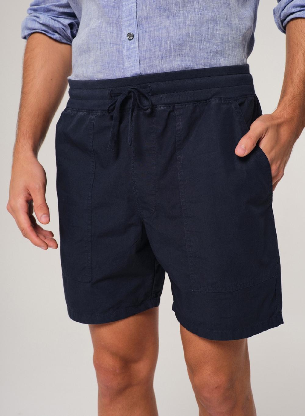 Etiqueta negra SHORT PAPER TOUCH GARMENT DYE Rebajas online