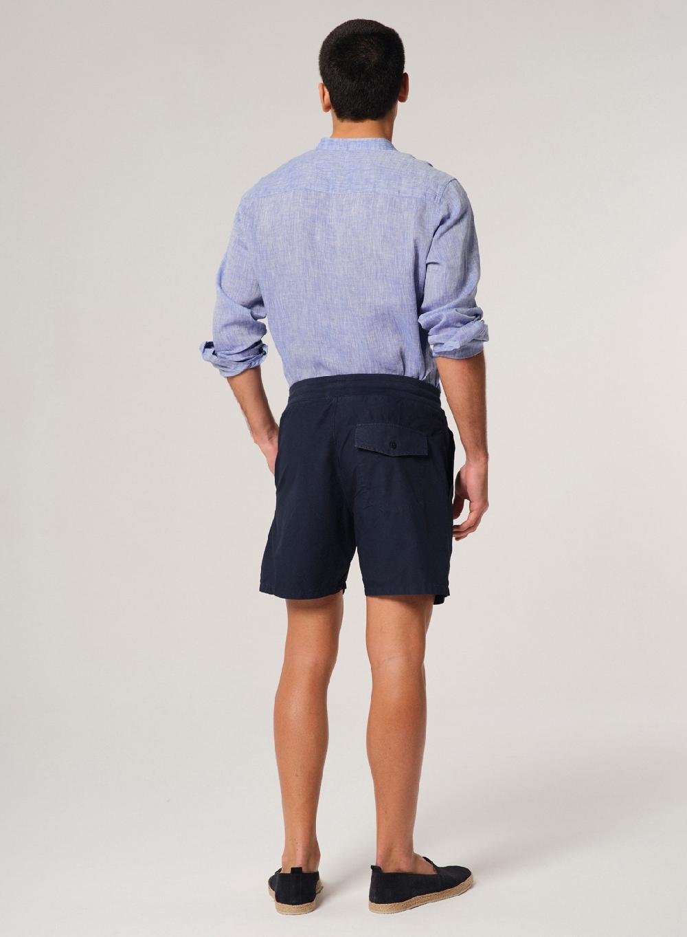 Etiqueta negra SHORT PAPER TOUCH GARMENT DYE Rebajas online