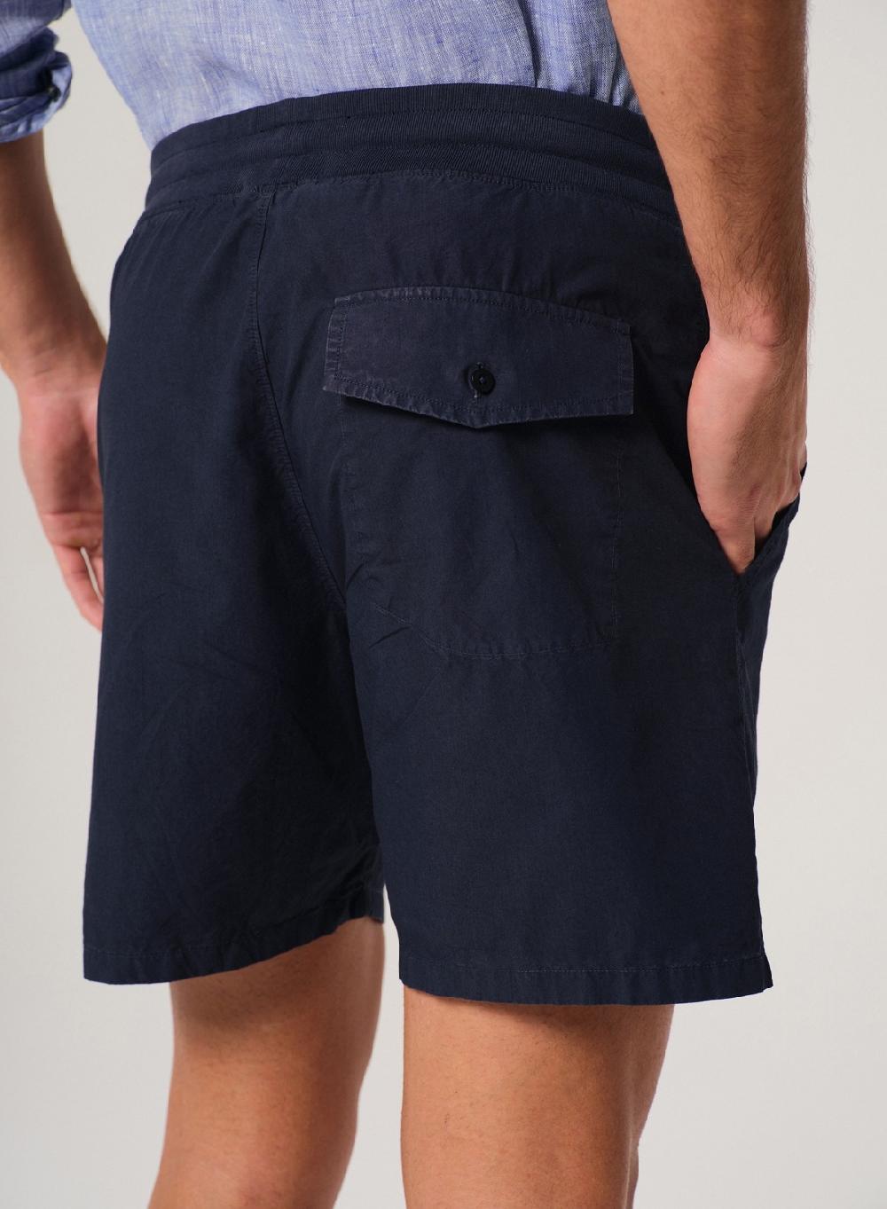 Etiqueta negra SHORT PAPER TOUCH GARMENT DYE Rebajas online