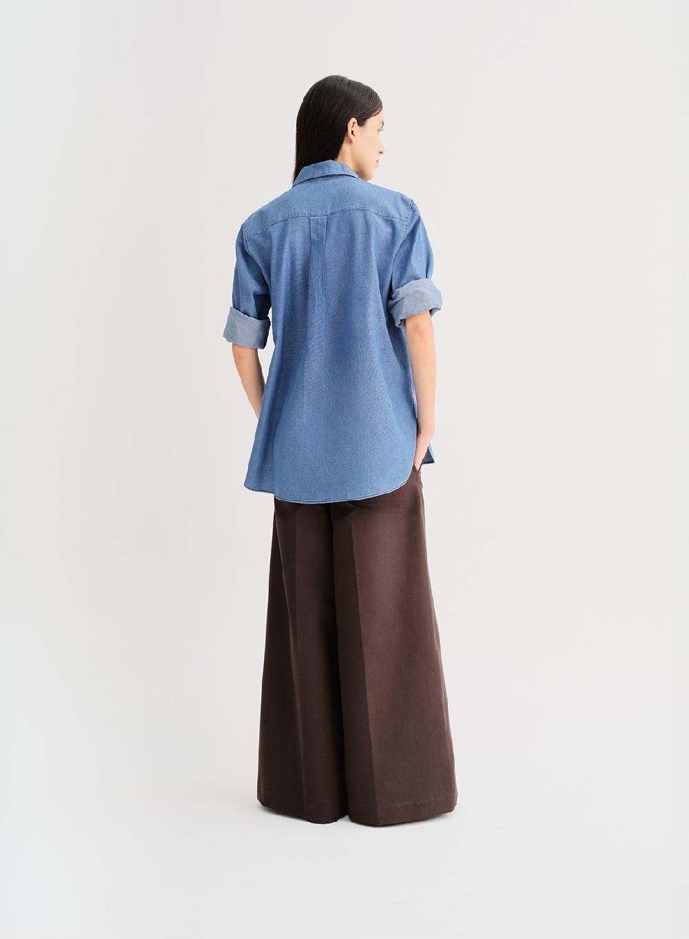 Etiqueta negra Camisa oversize denim COMPRAR AHORA