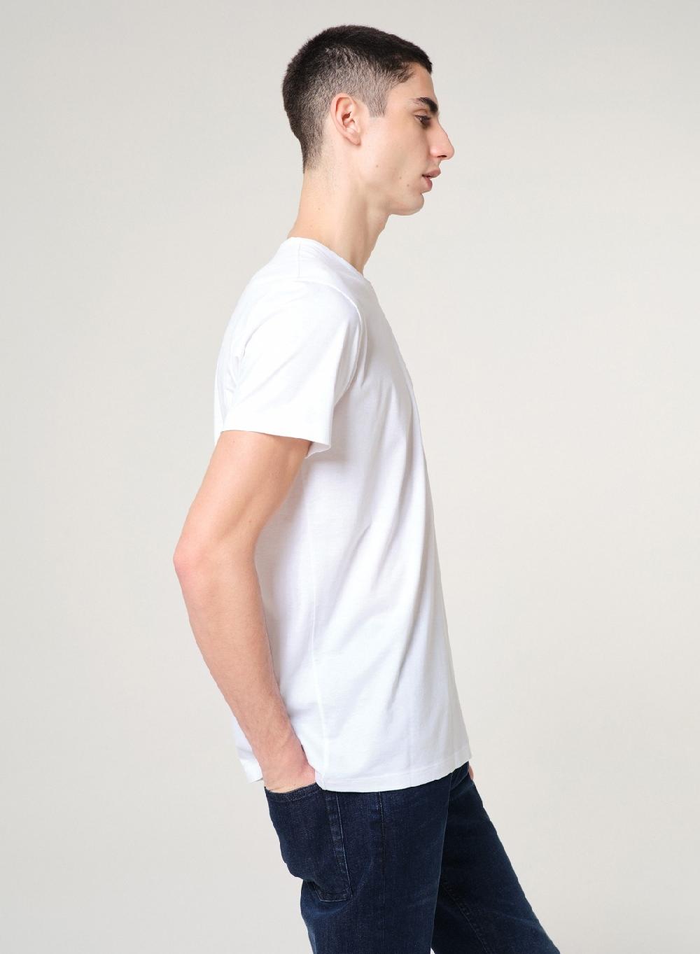 Etiqueta negra Remera luxury cuello U Oferta especial de fábrica