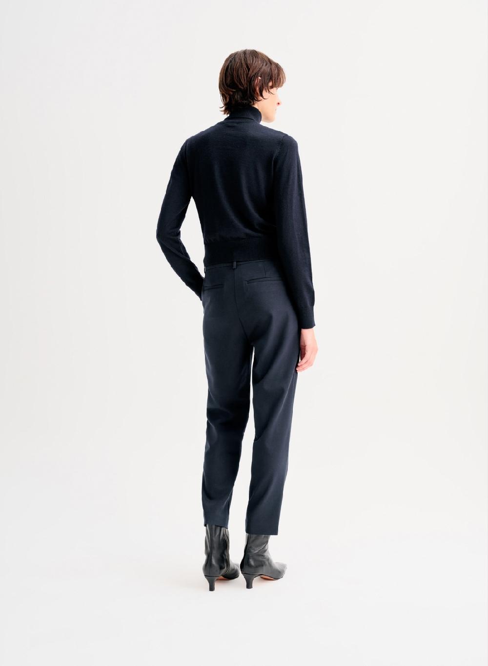 Etiqueta negra Polera clasica merino Ofertas de temporada