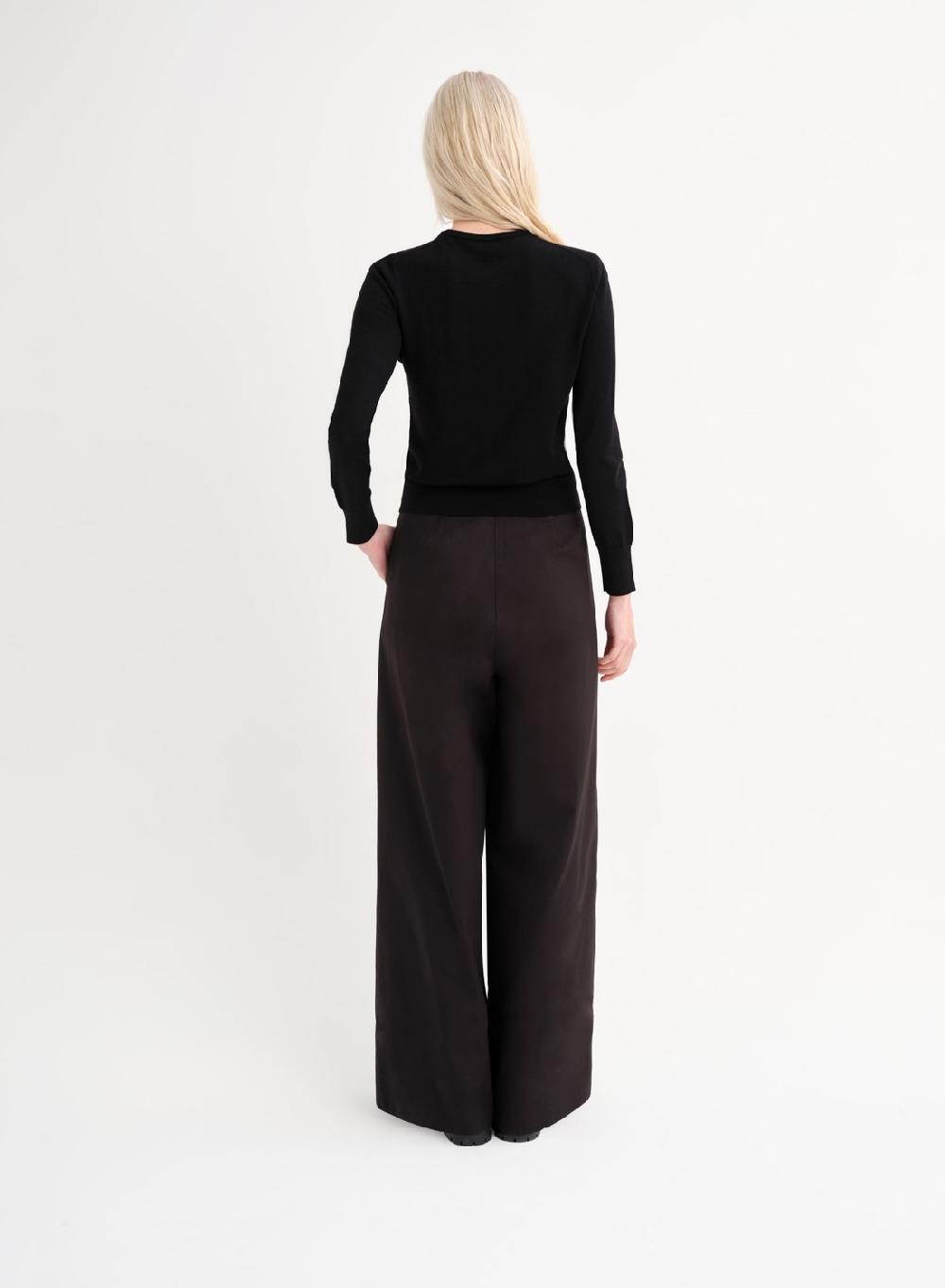 Etiqueta negra Sweater clasico merino Ofertas especiales