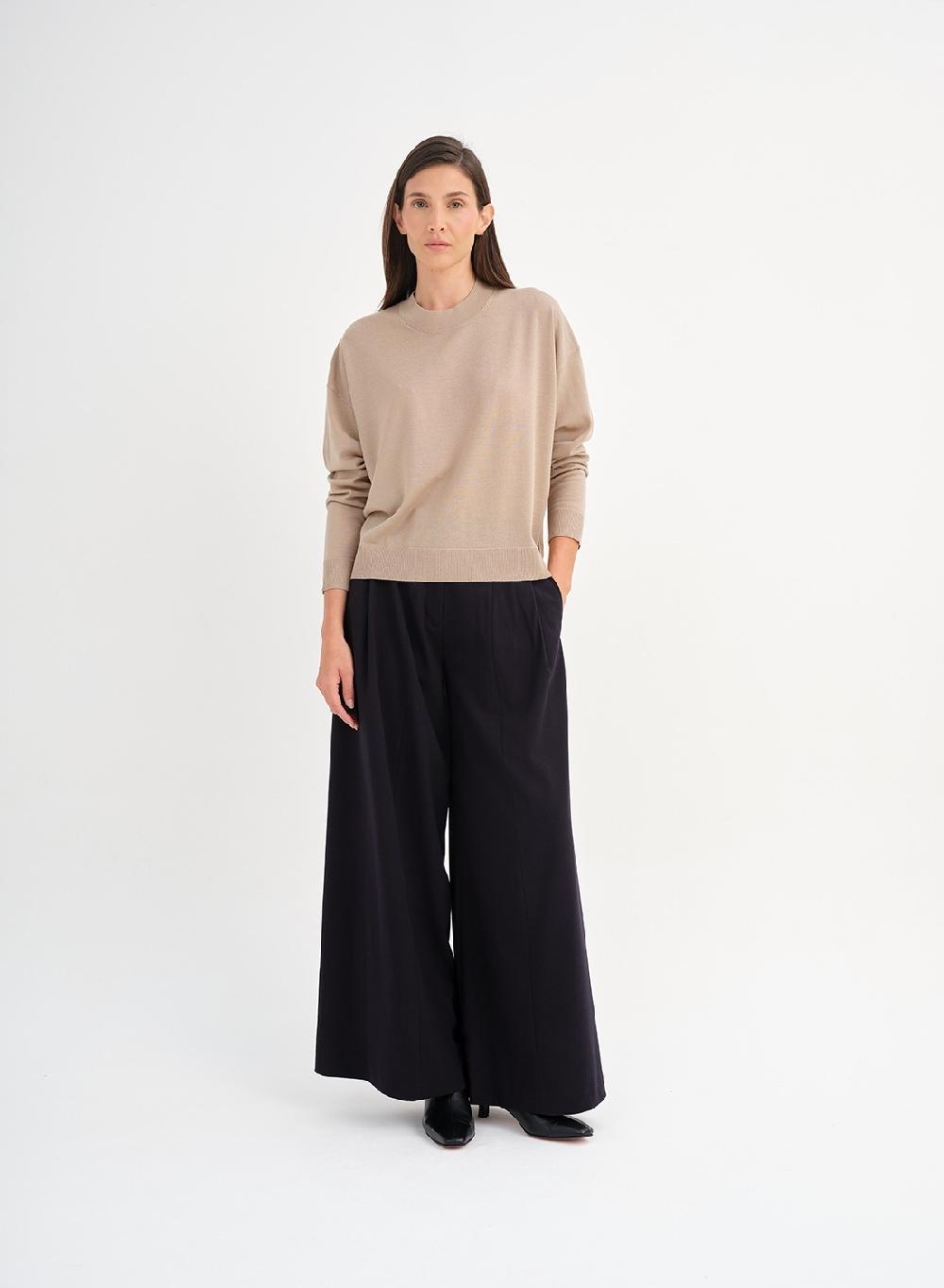 Etiqueta negra Sweater amplio merino