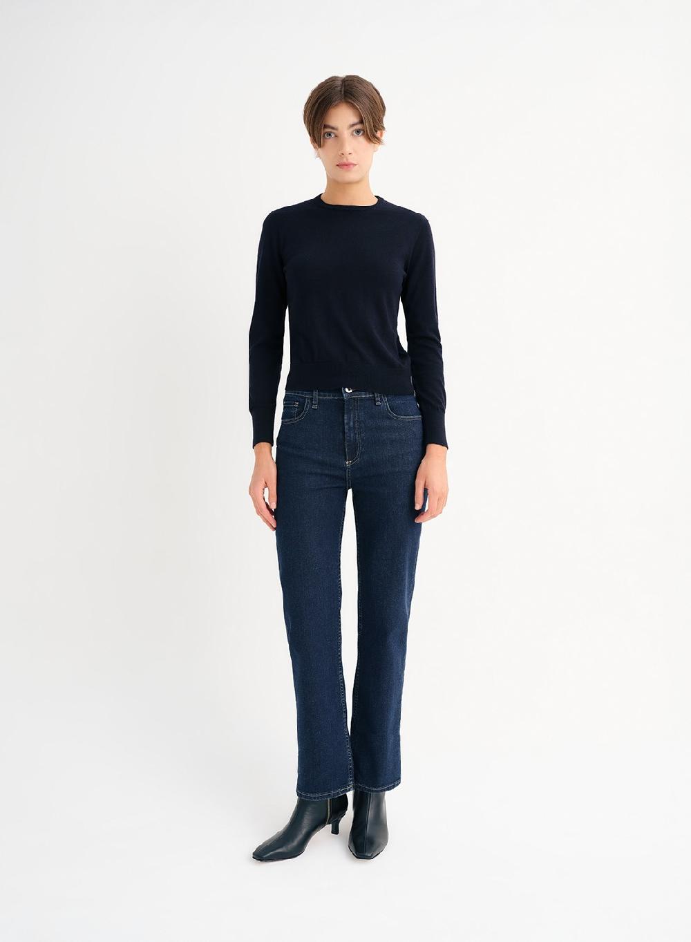 Etiqueta negra Sweater clasico merino Rebajas de fin de temporada