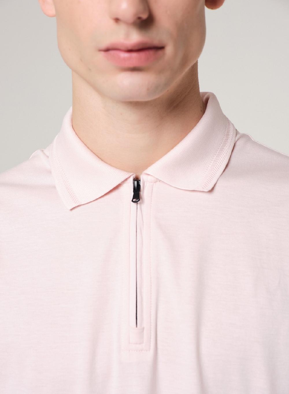 Etiqueta negra Chomba rib cierre luxury En oferta