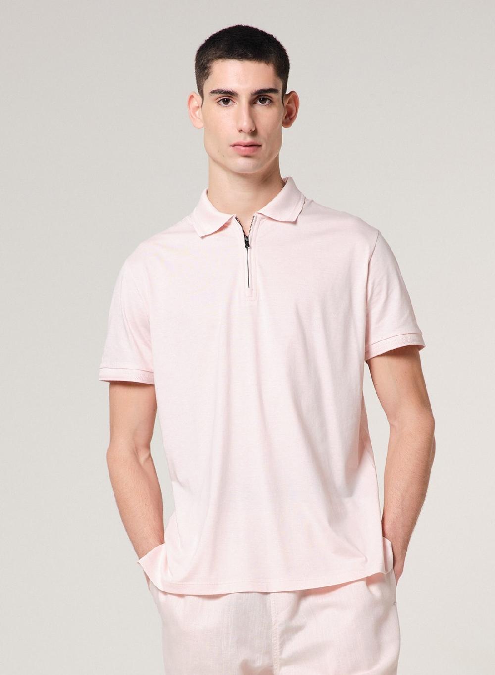 Etiqueta negra Chomba rib cierre luxury En oferta