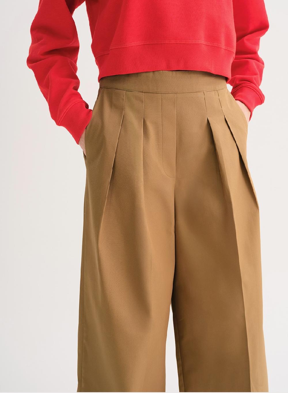 Etiqueta negra Pantalon gabardina Envío internacional gratuito