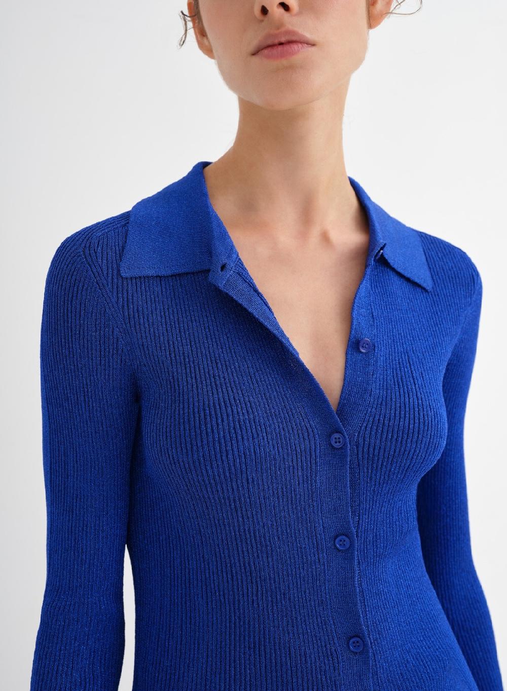 Etiqueta negra Camisa tejida lurex Limitado a 3 días