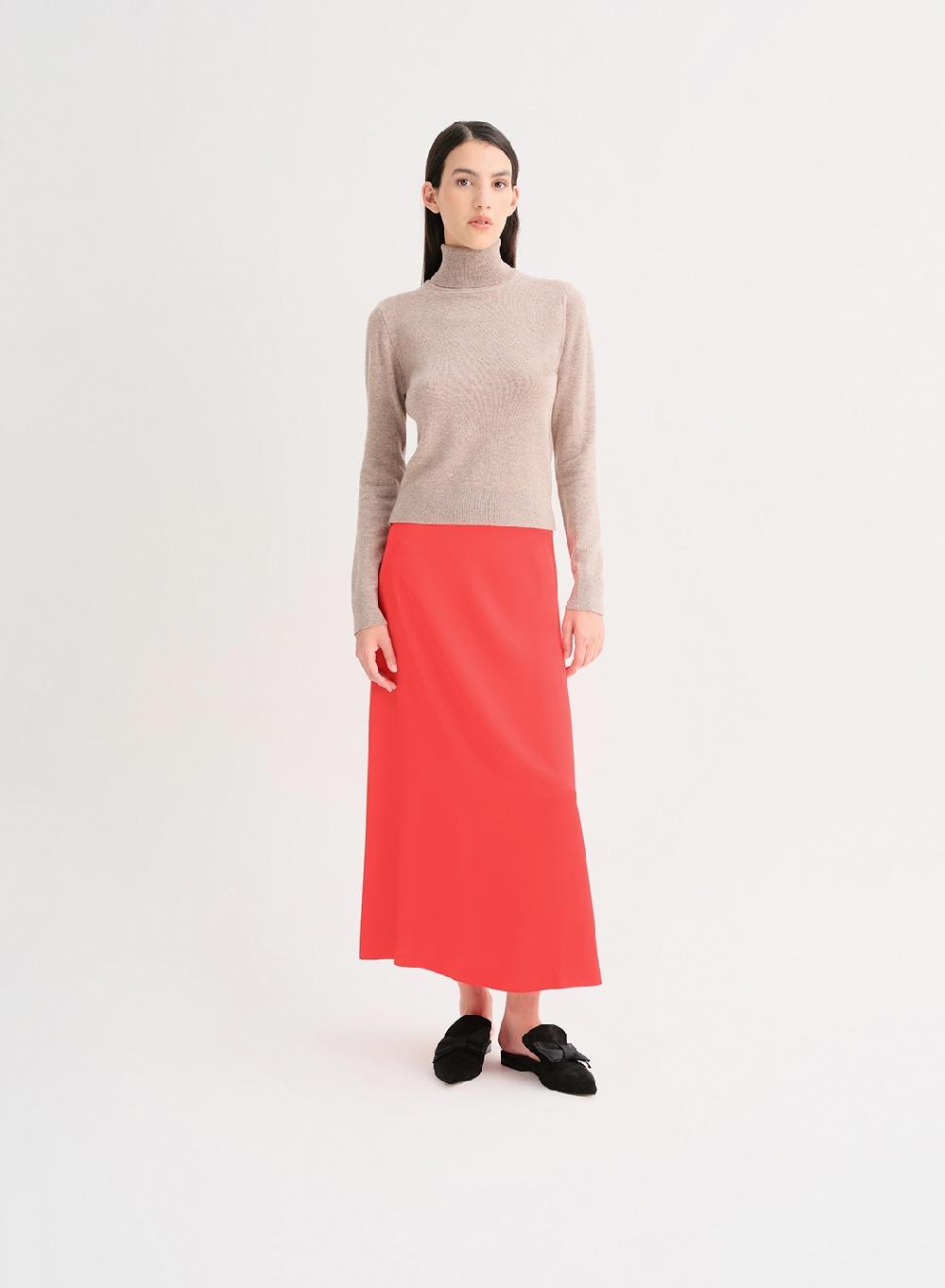 Etiqueta negra Polera tejida lana cashmere Ahorra y exporta