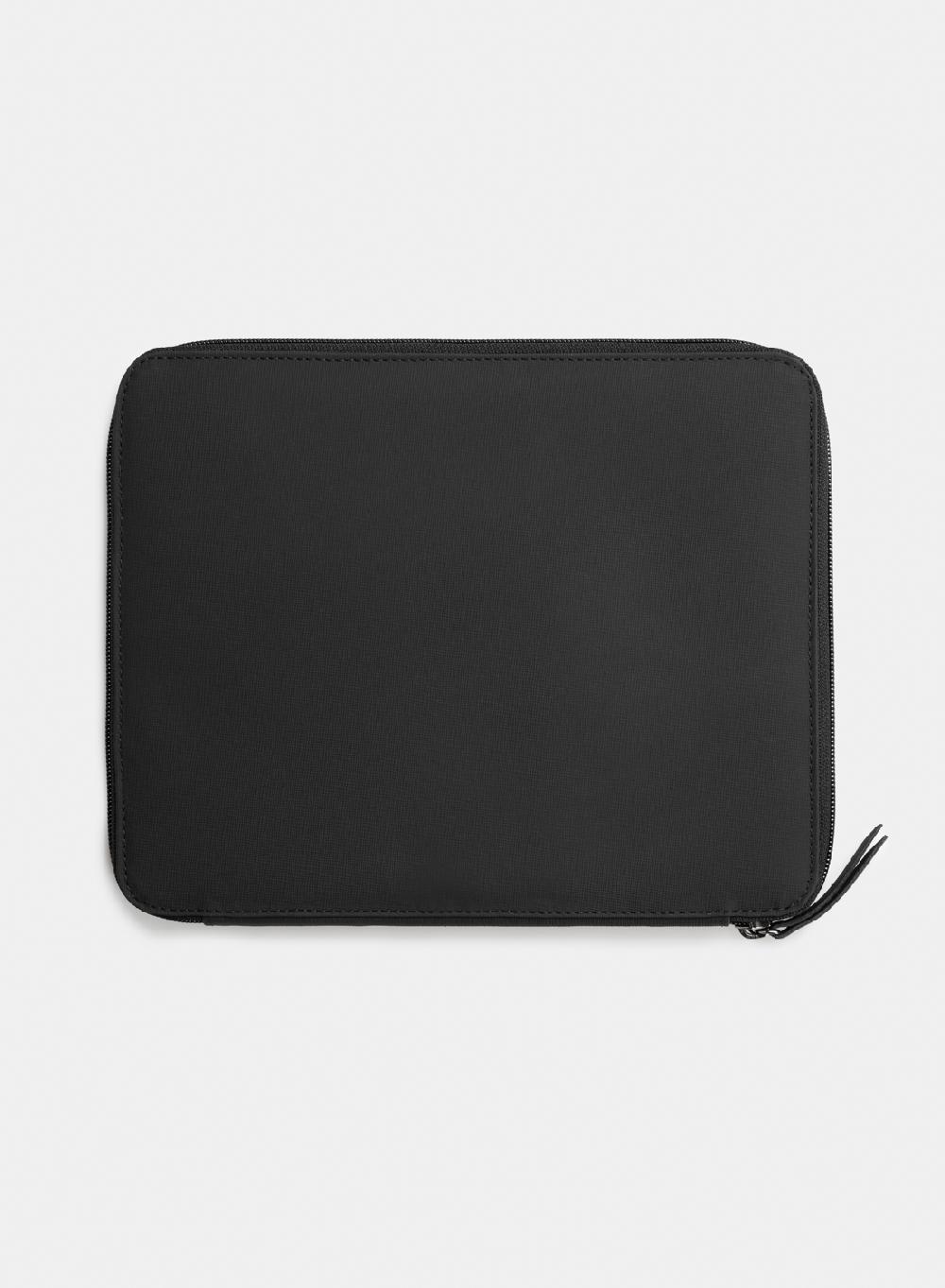 Etiqueta negra Porta Ipad safiano Grandes ahorros