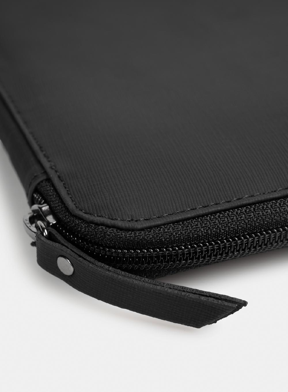 Etiqueta negra Porta Ipad safiano Grandes ahorros